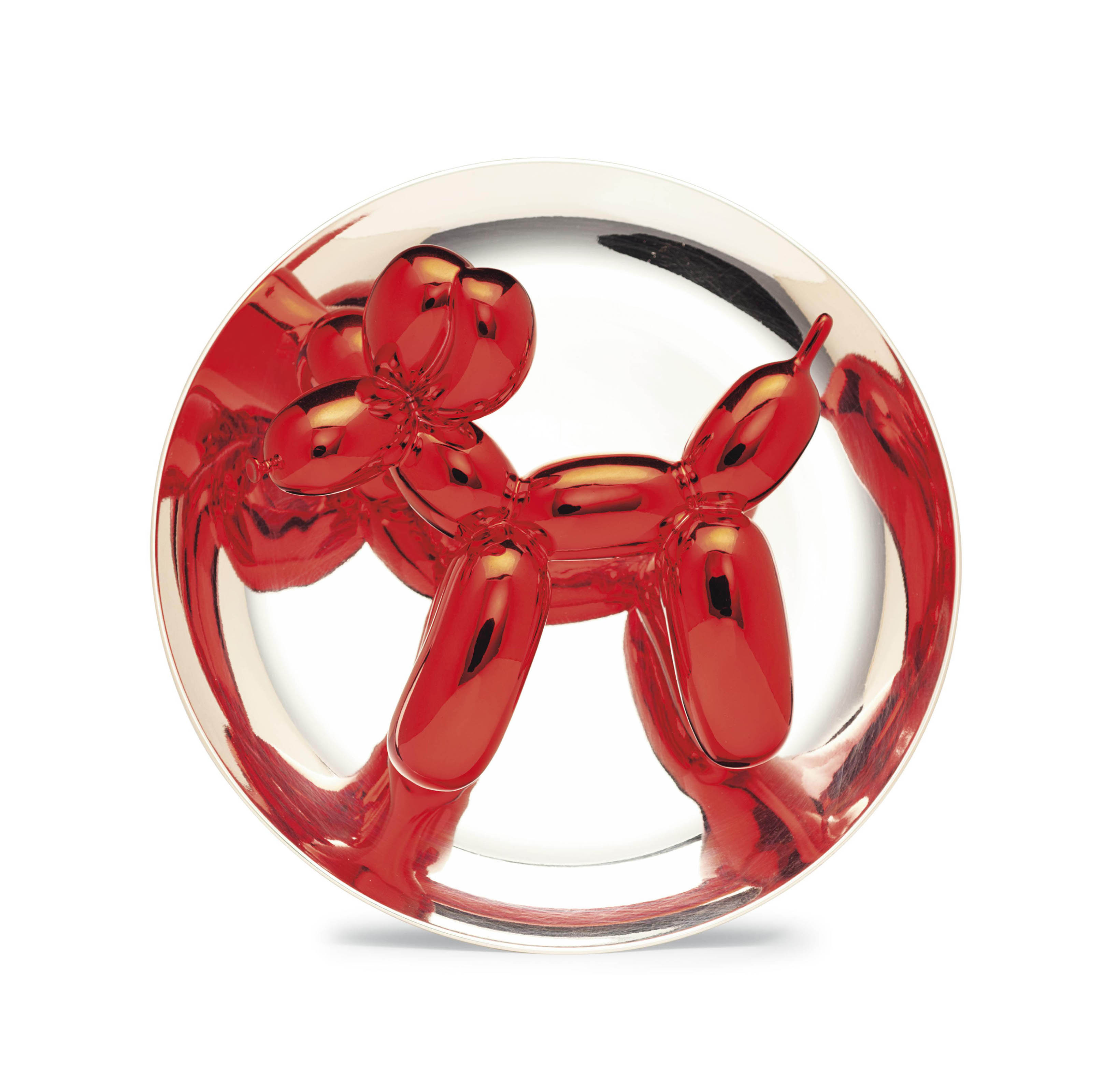 Jeff Koons — Собака-баллон (красная)