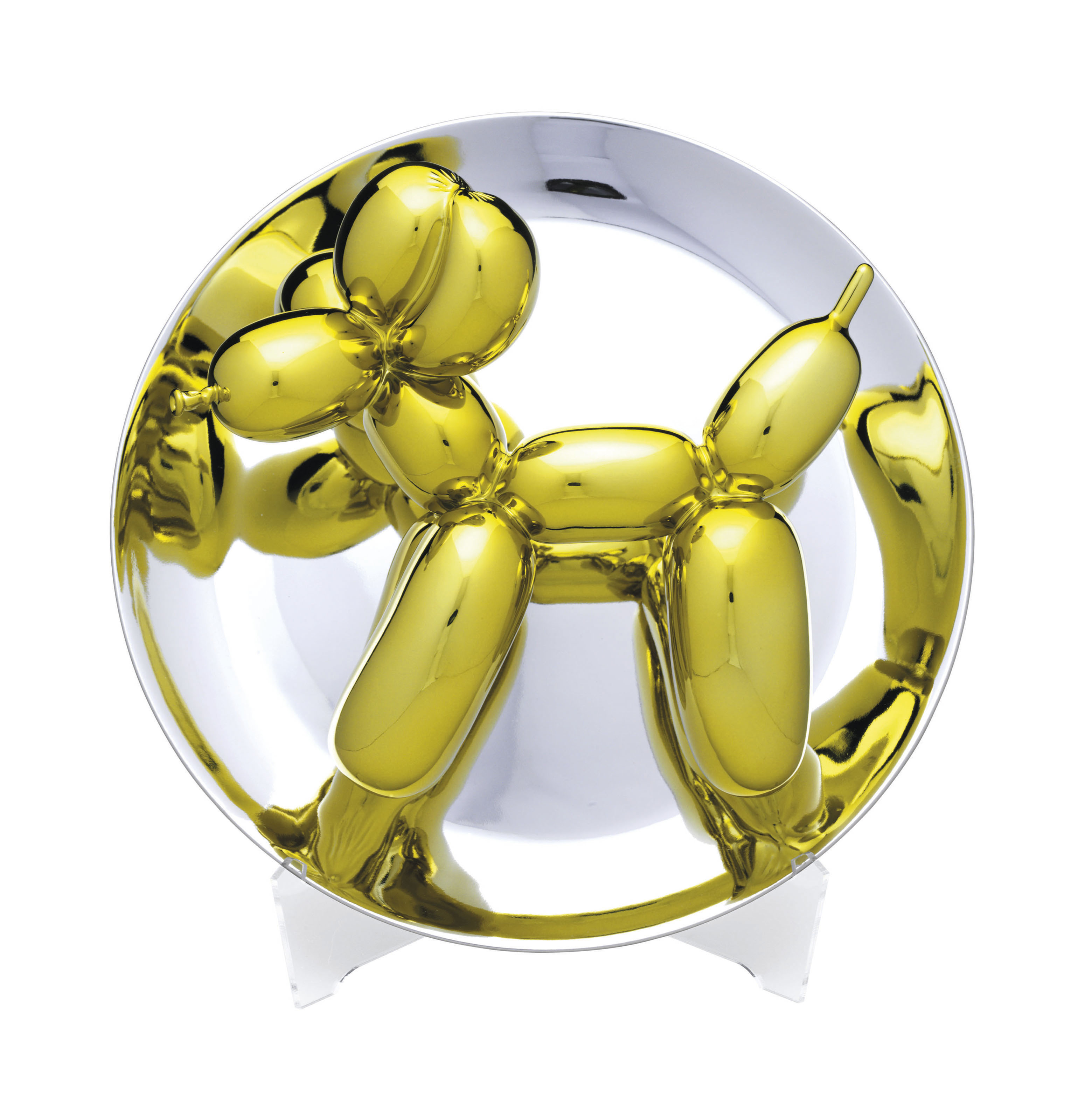 Jeff Koons — Собака на воздушном шаре (желтая)