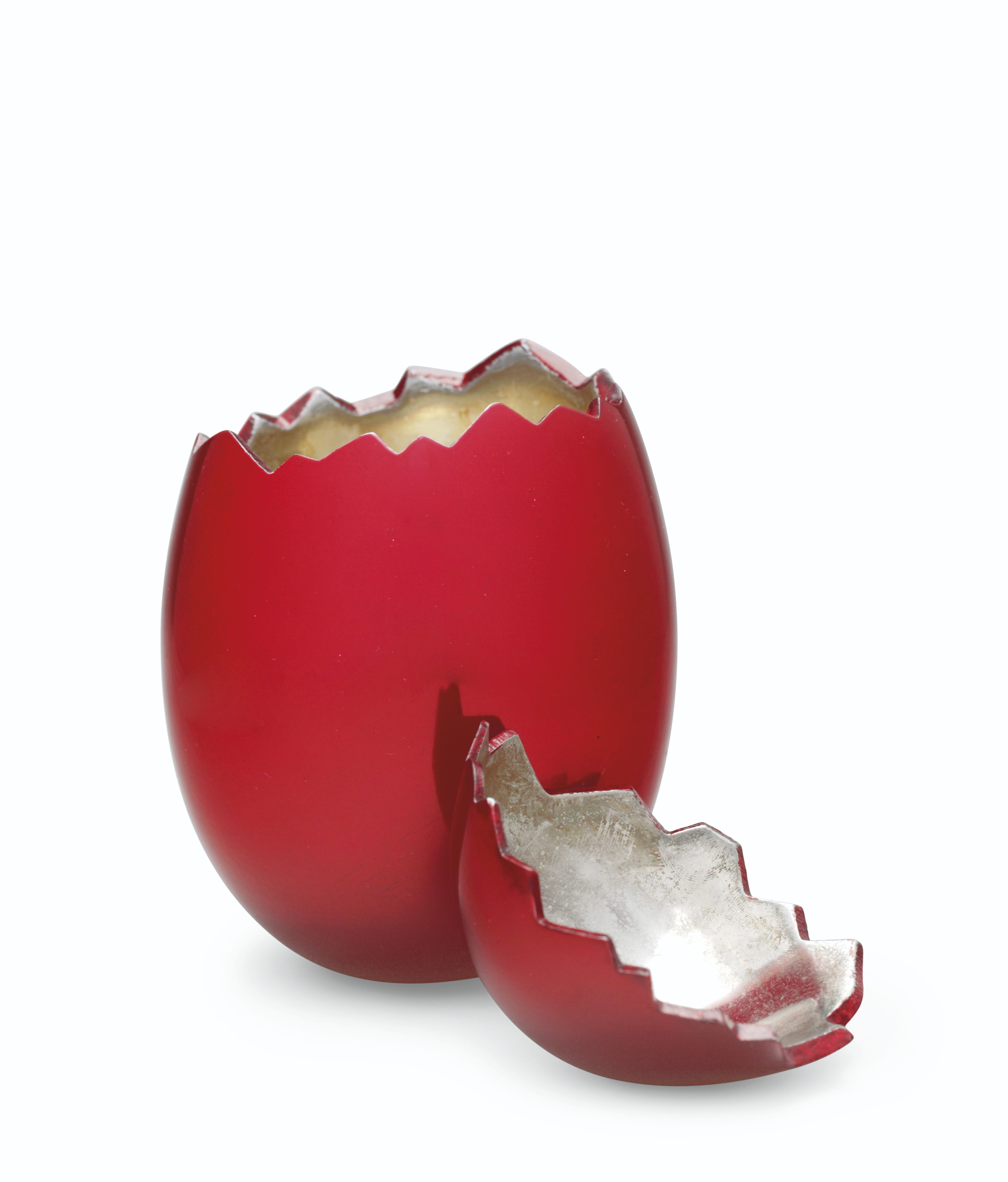Jeff Koons — Треснувшее яйцо (красное), изображение 3