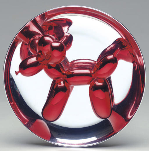 Jeff Koons — Собака на воздушном шаре (красная)