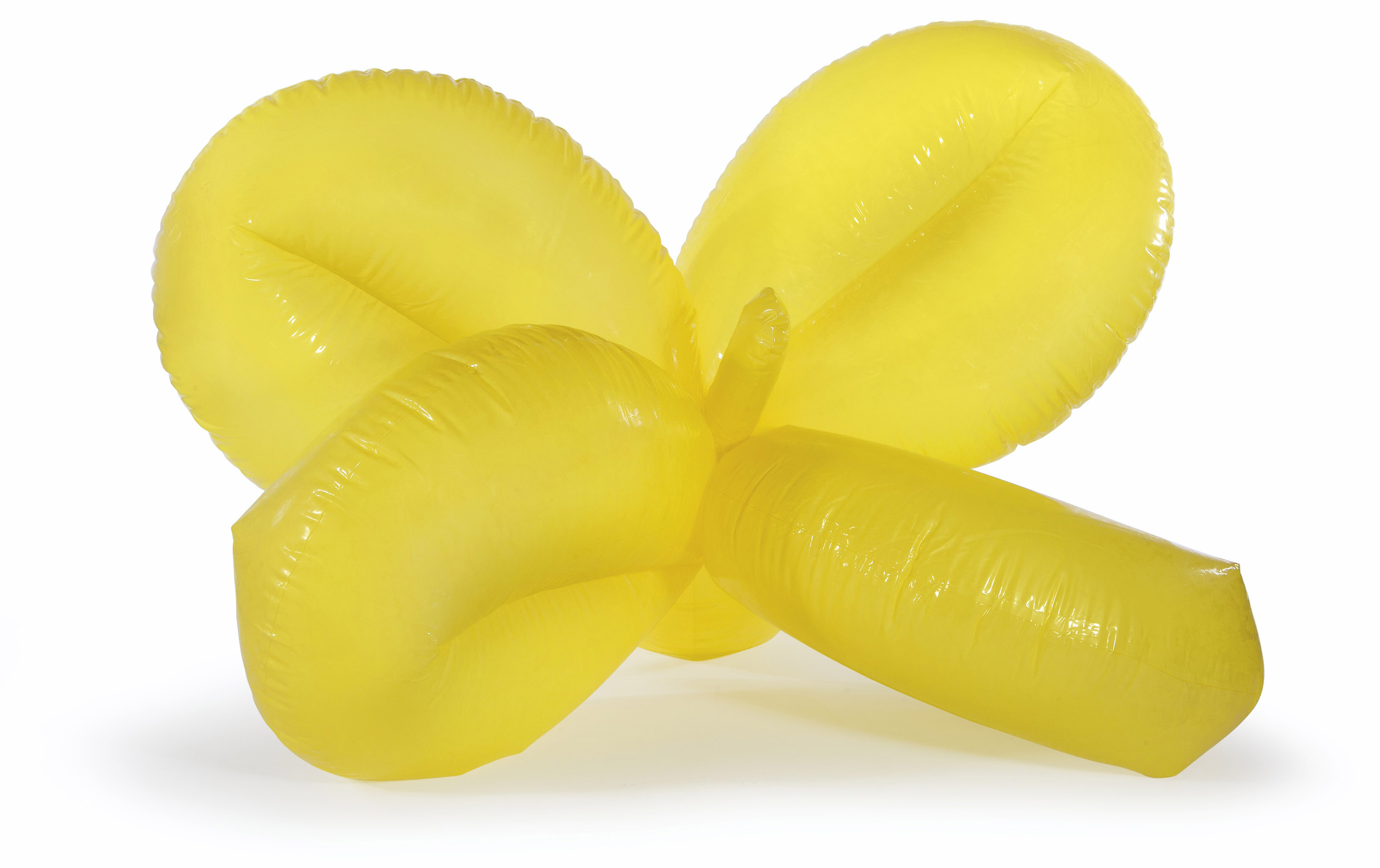 Jeff Koons — Цветок из надувного воздушного шара (желтый)