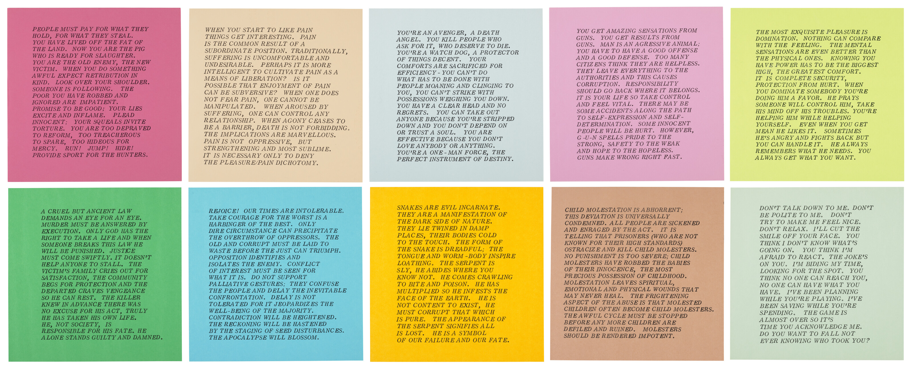 Jenny Holzer — Провокационные эссе