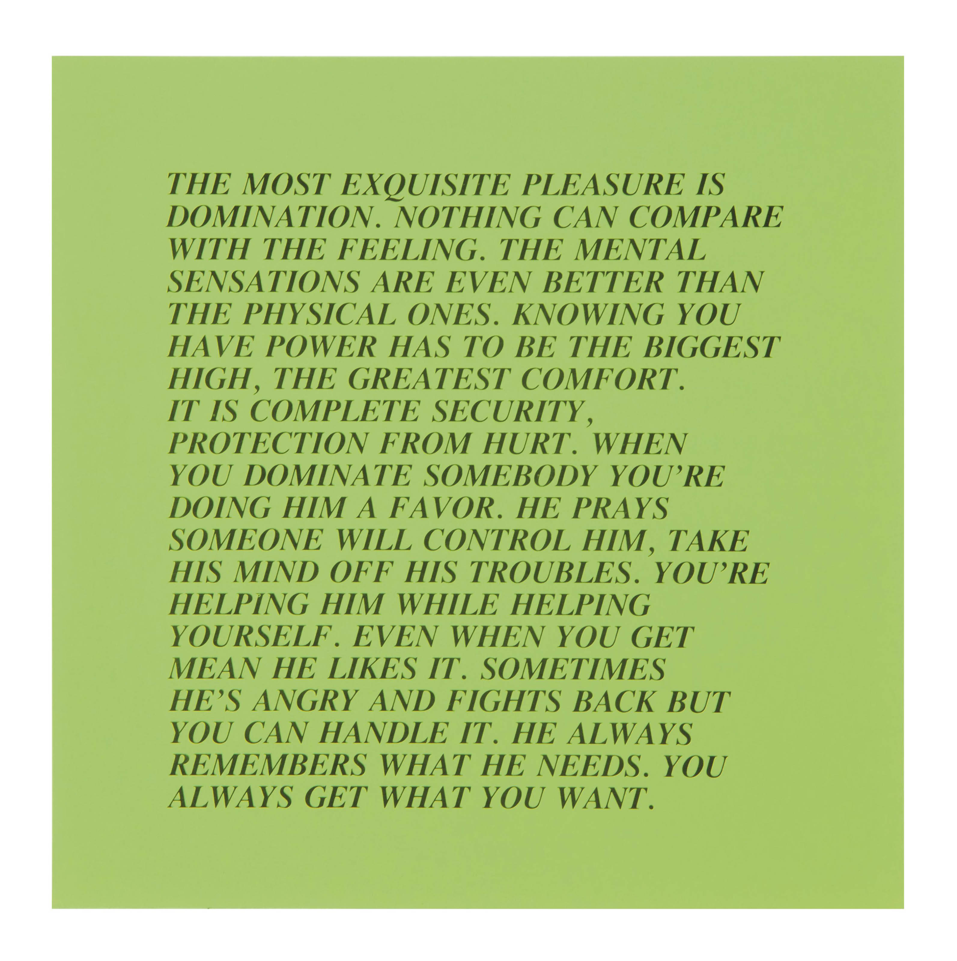 Jenny Holzer — Зажигательные эссе