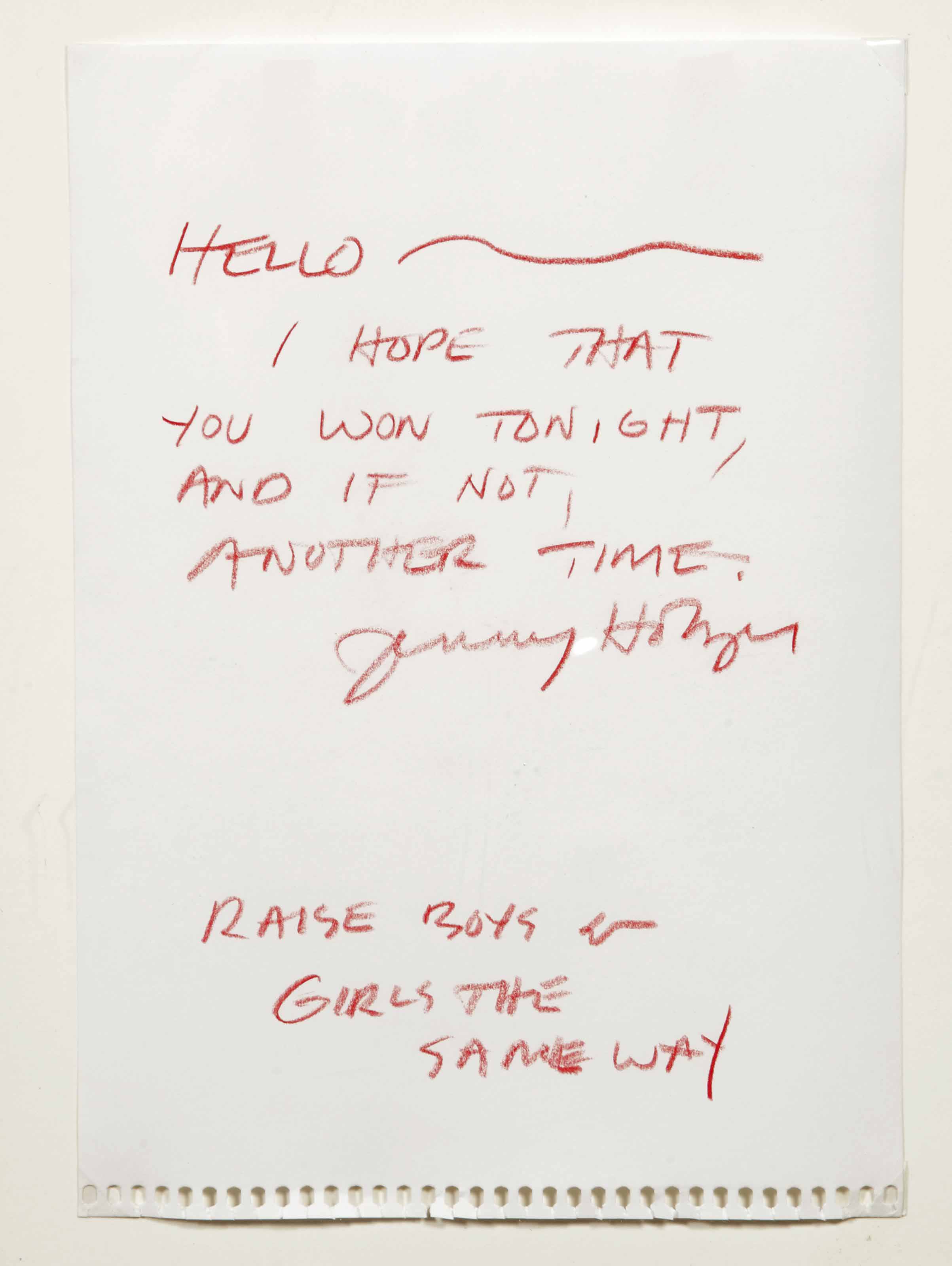 Jenny Holzer — Воспитывайте мальчиков и девочек одинаково