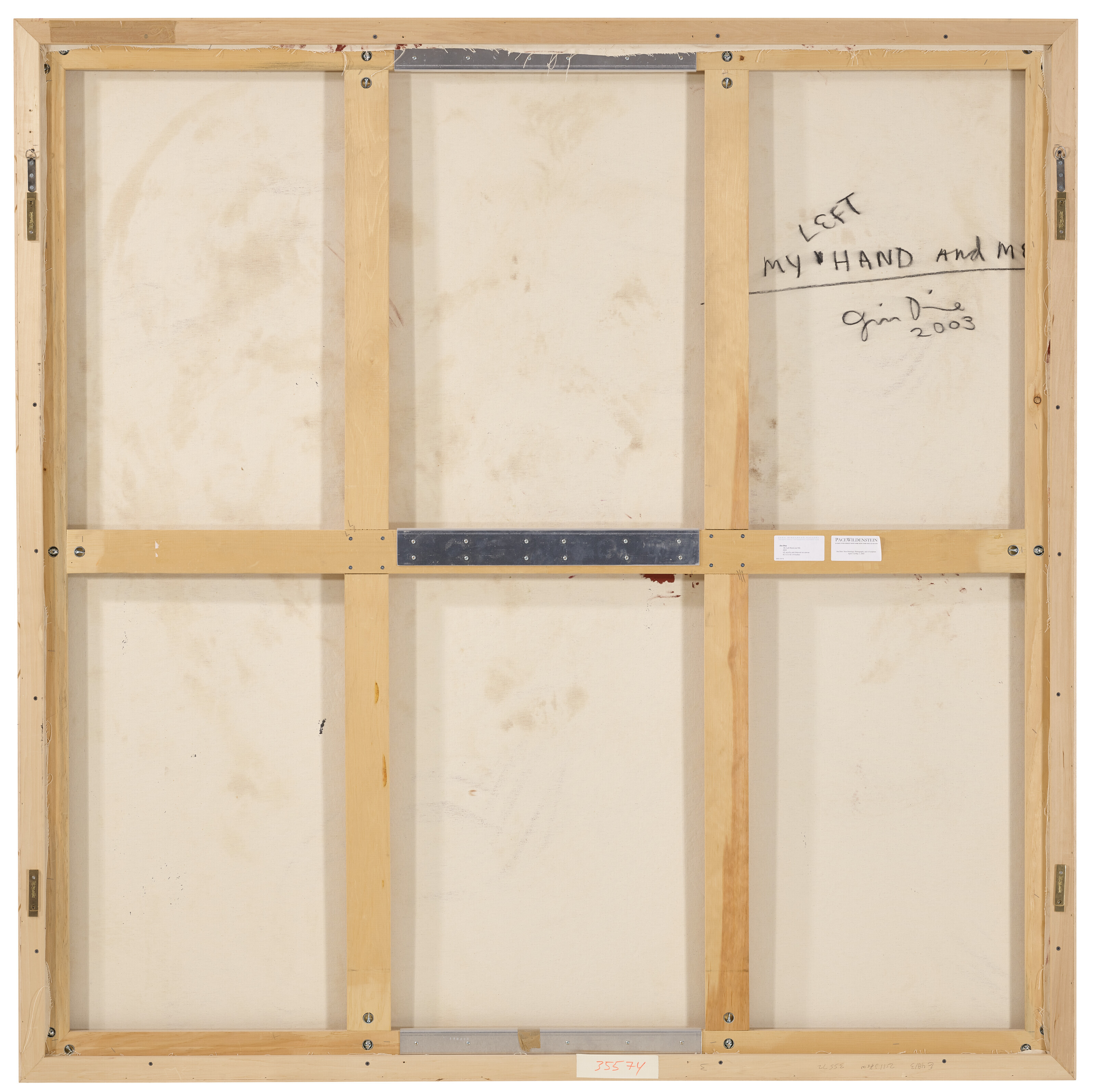 Jim Dine — Моя левая Рука и я сам, изображение 2