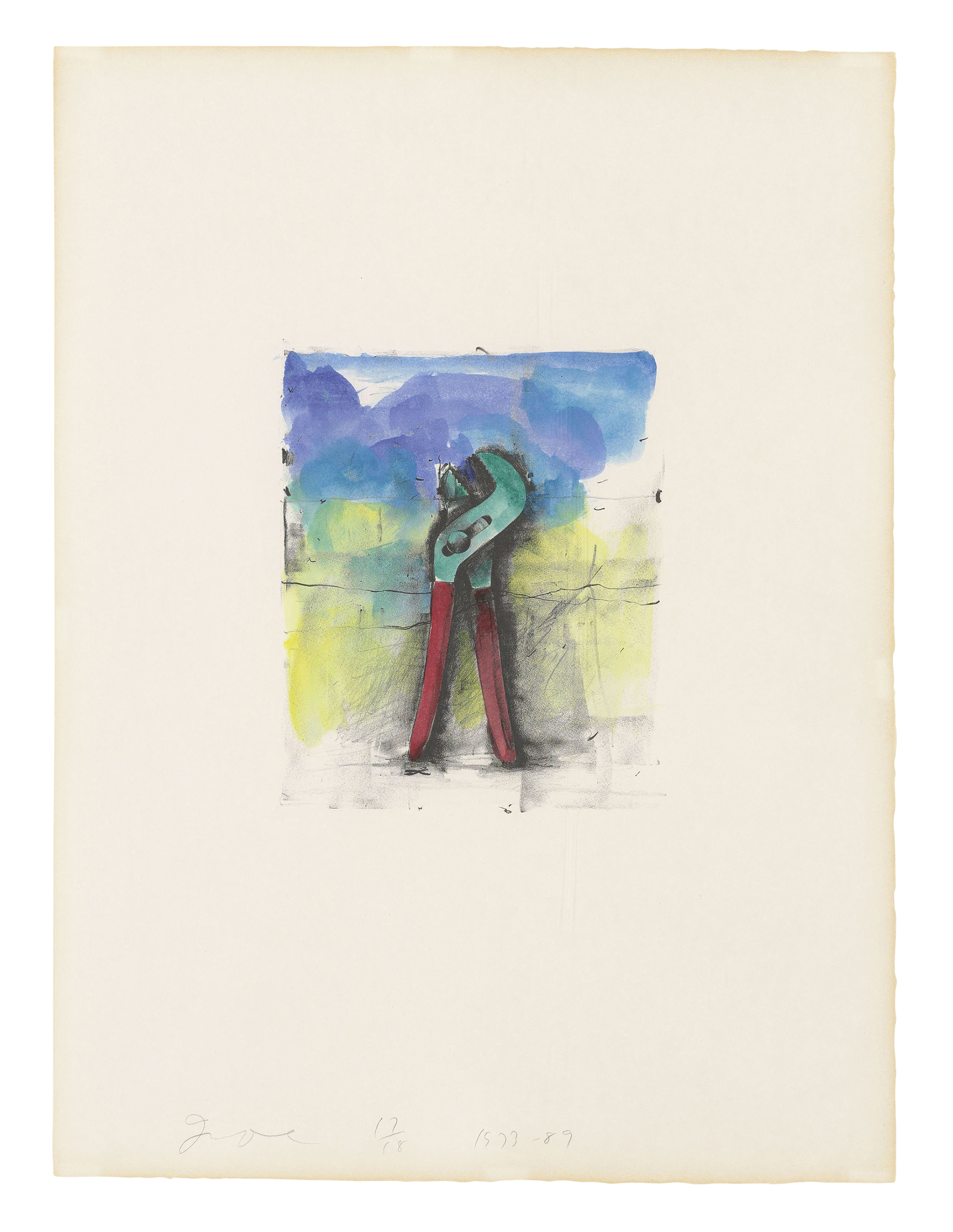 Jim Dine — Десять раскрашенных вручную зимних принадлежностей II, изображение 2