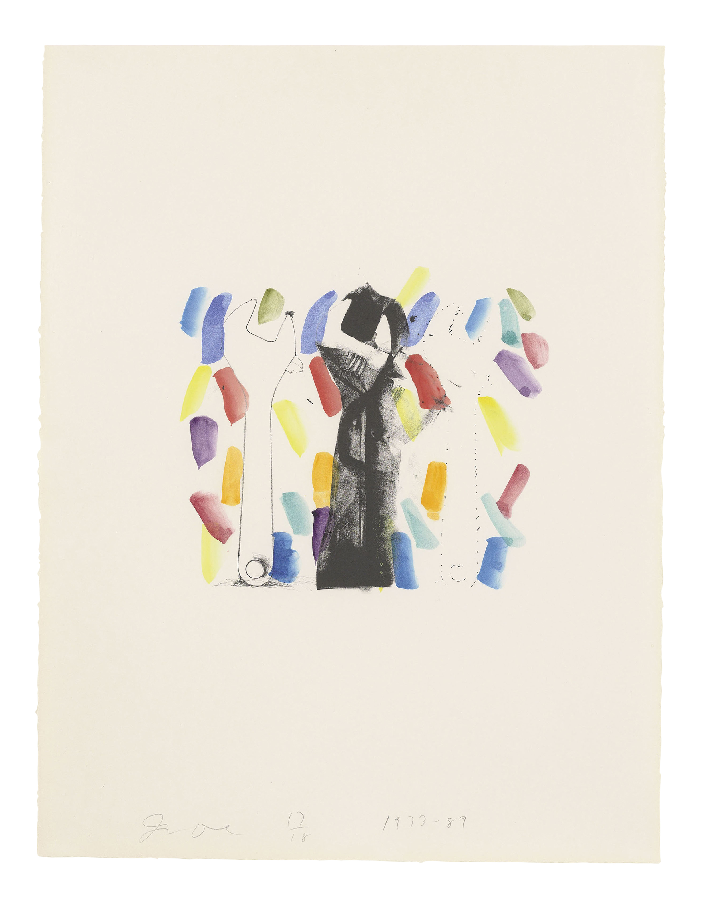 Jim Dine — Десять раскрашенных вручную зимних принадлежностей II, изображение 4