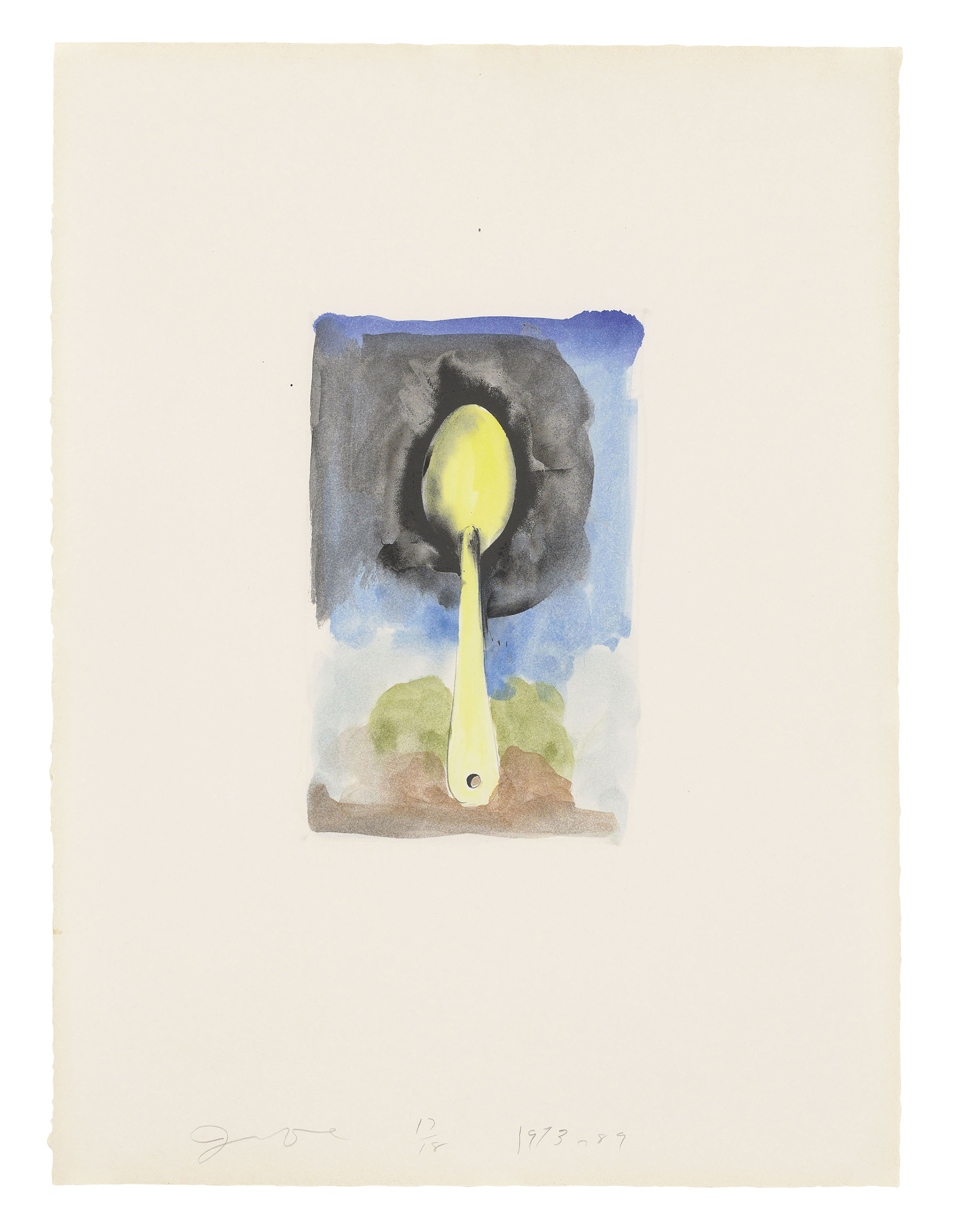 Jim Dine — Десять раскрашенных вручную зимних принадлежностей II, изображение 5