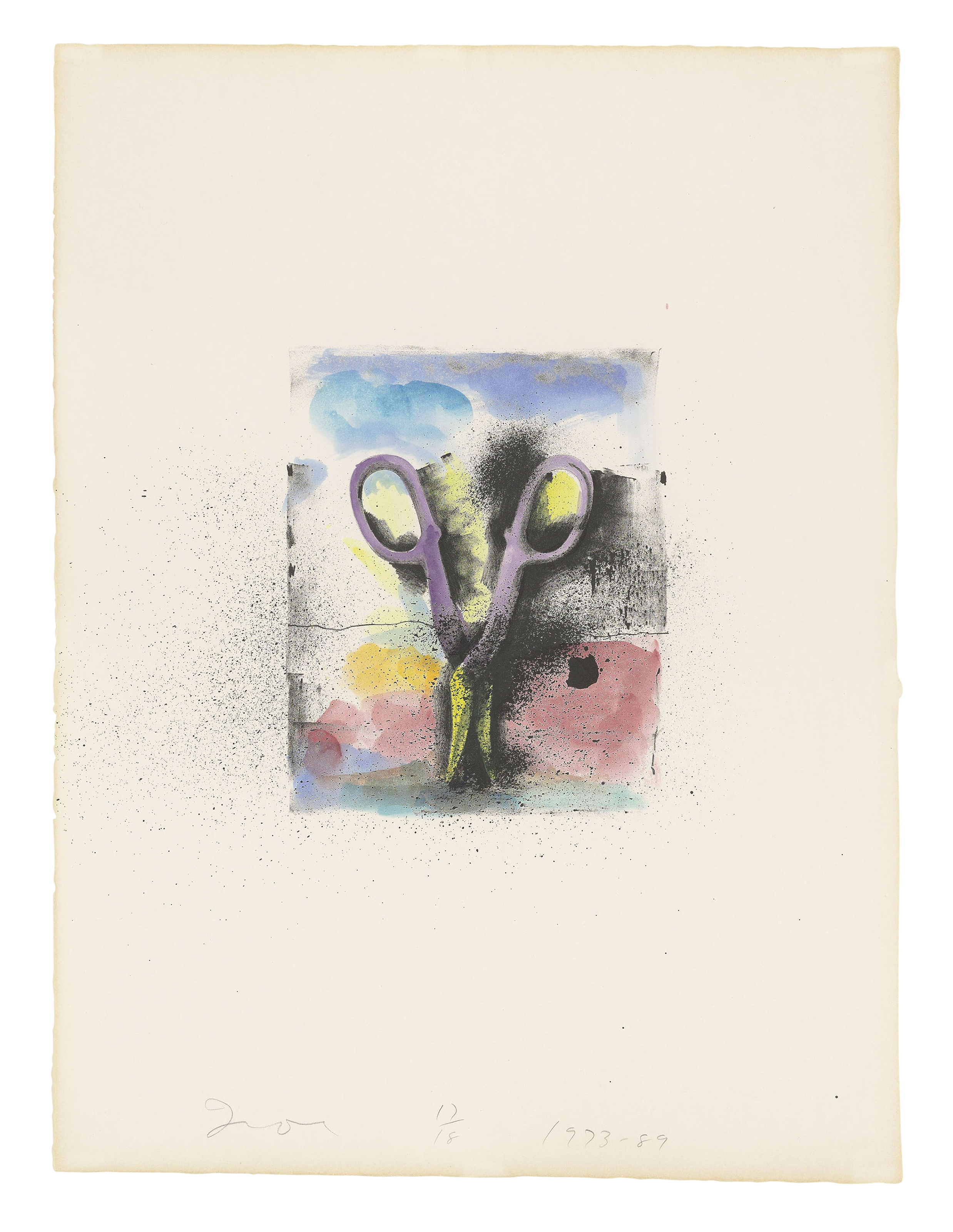 Jim Dine — Десять раскрашенных вручную зимних принадлежностей II, изображение 7