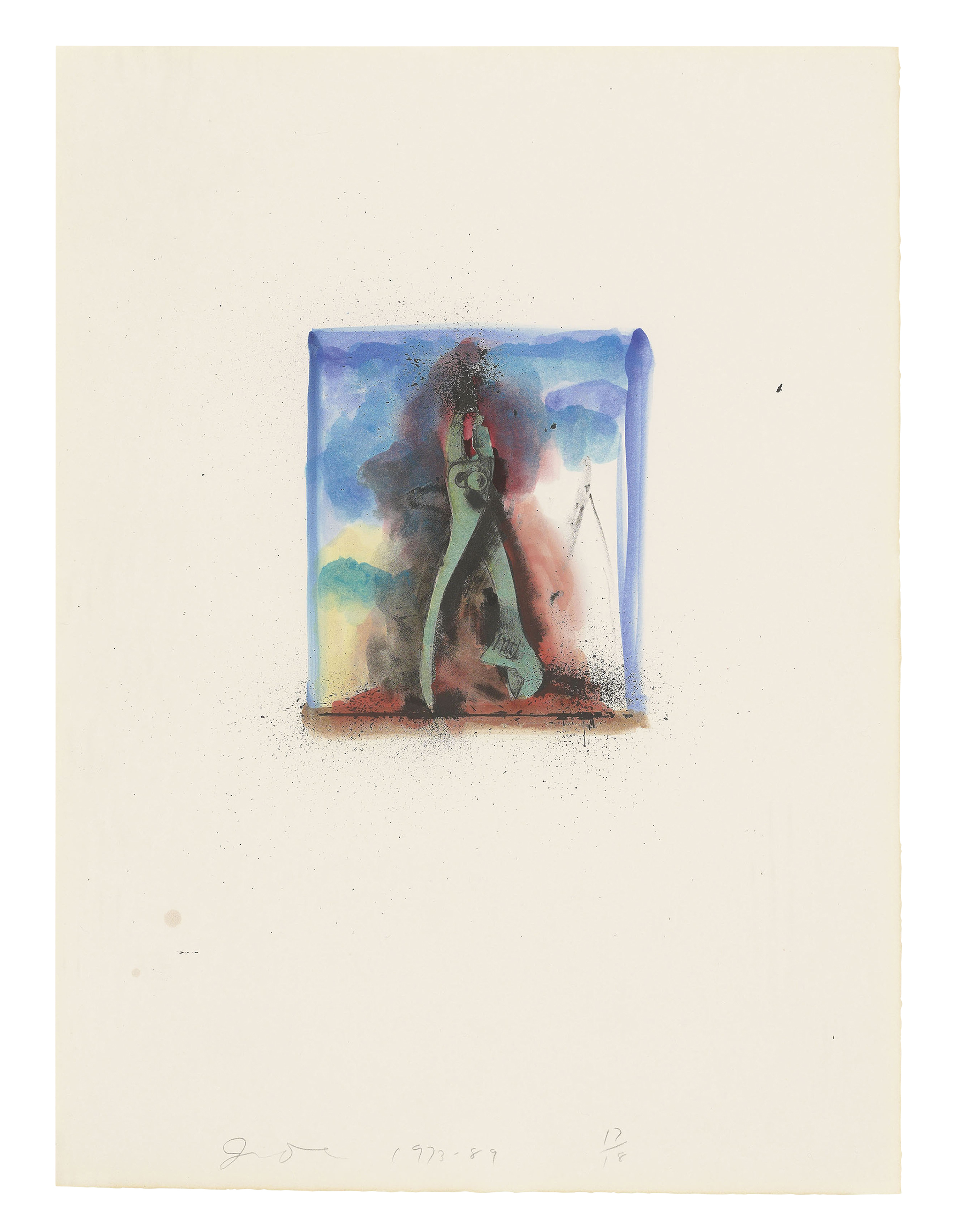 Jim Dine — Десять раскрашенных вручную зимних принадлежностей II, изображение 8