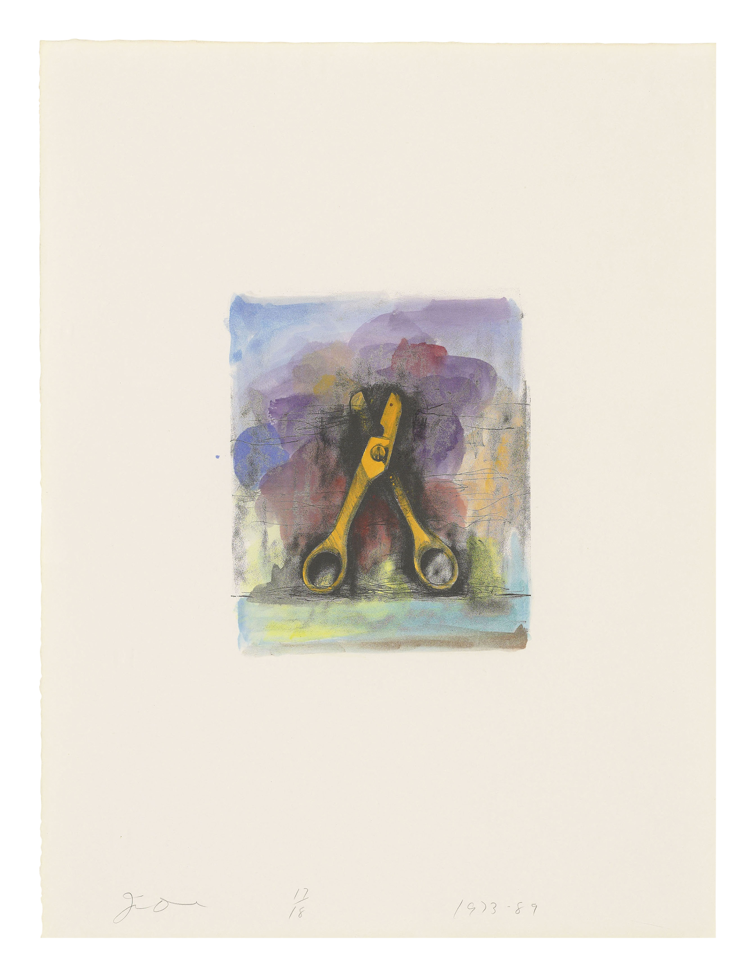 Jim Dine — Десять раскрашенных вручную зимних принадлежностей II, изображение 9