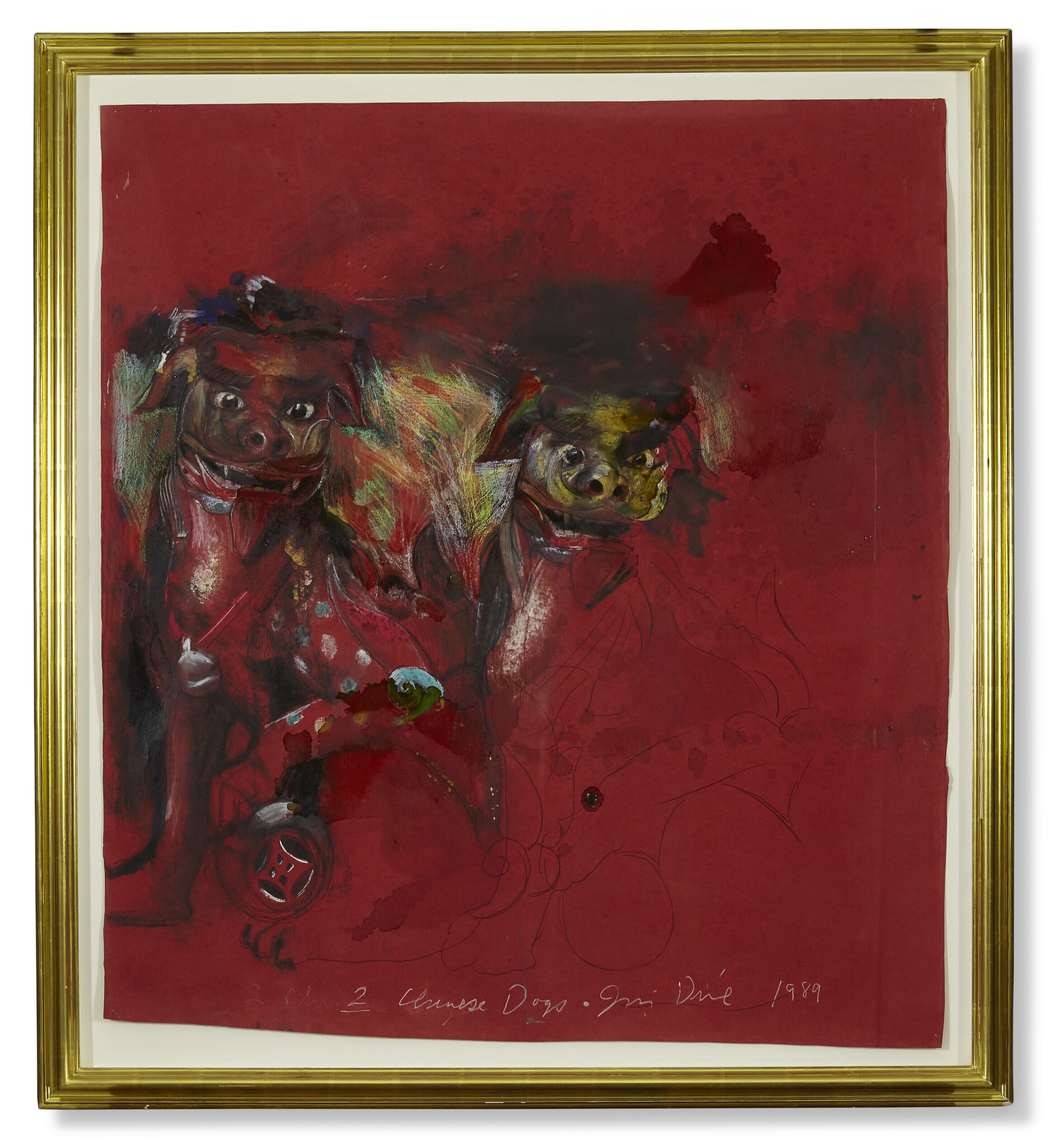 Jim Dine — Две китайские собаки, изображение 2