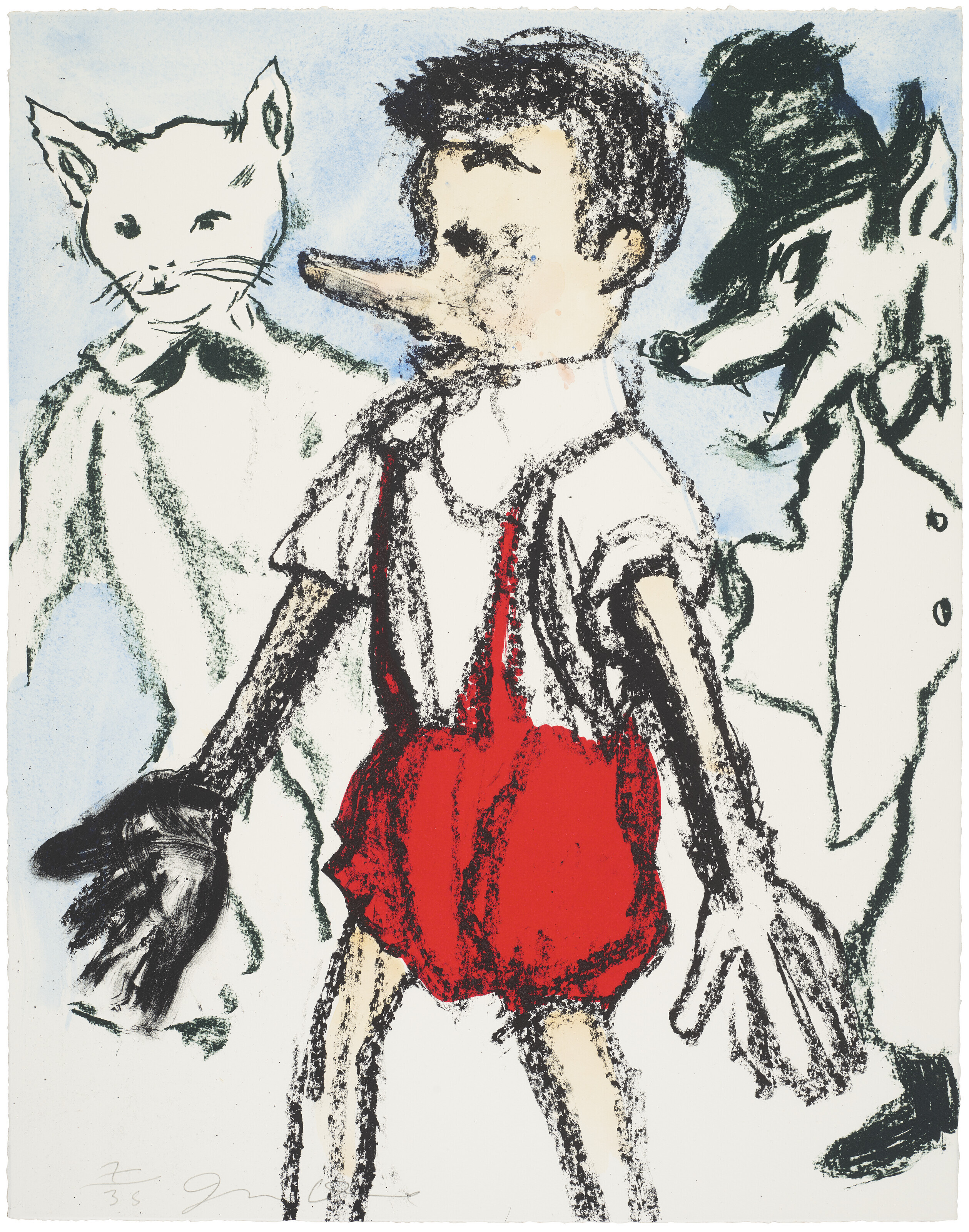 Jim Dine — Пиноккио, изображение 3