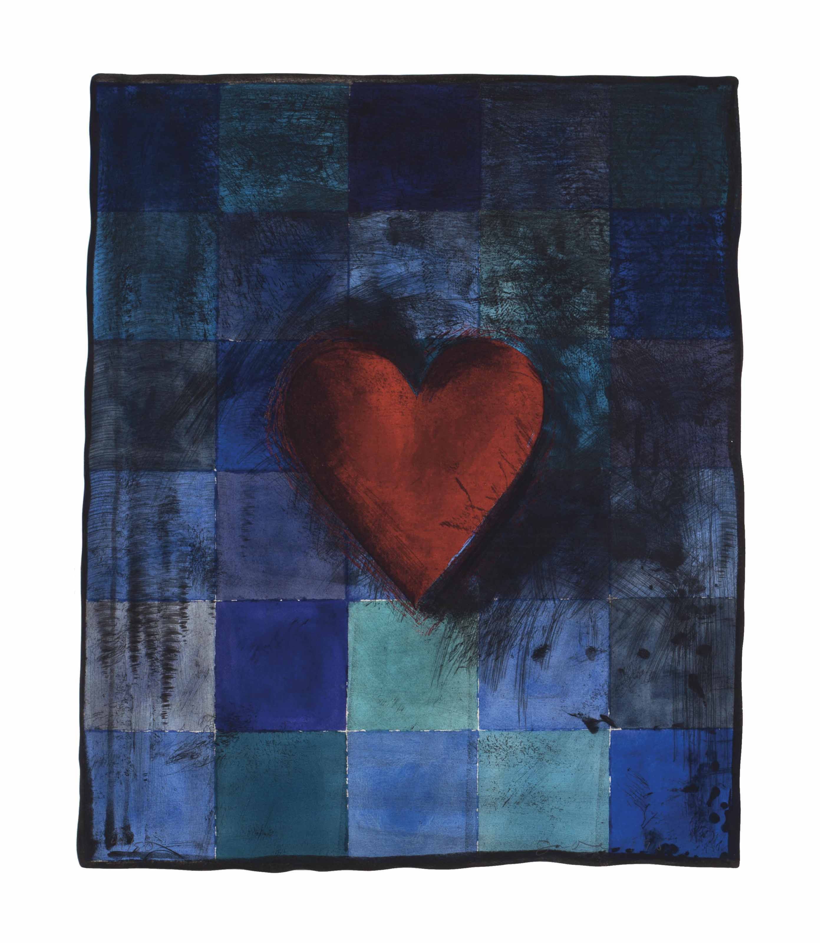 Jim Dine — Олень в голубом