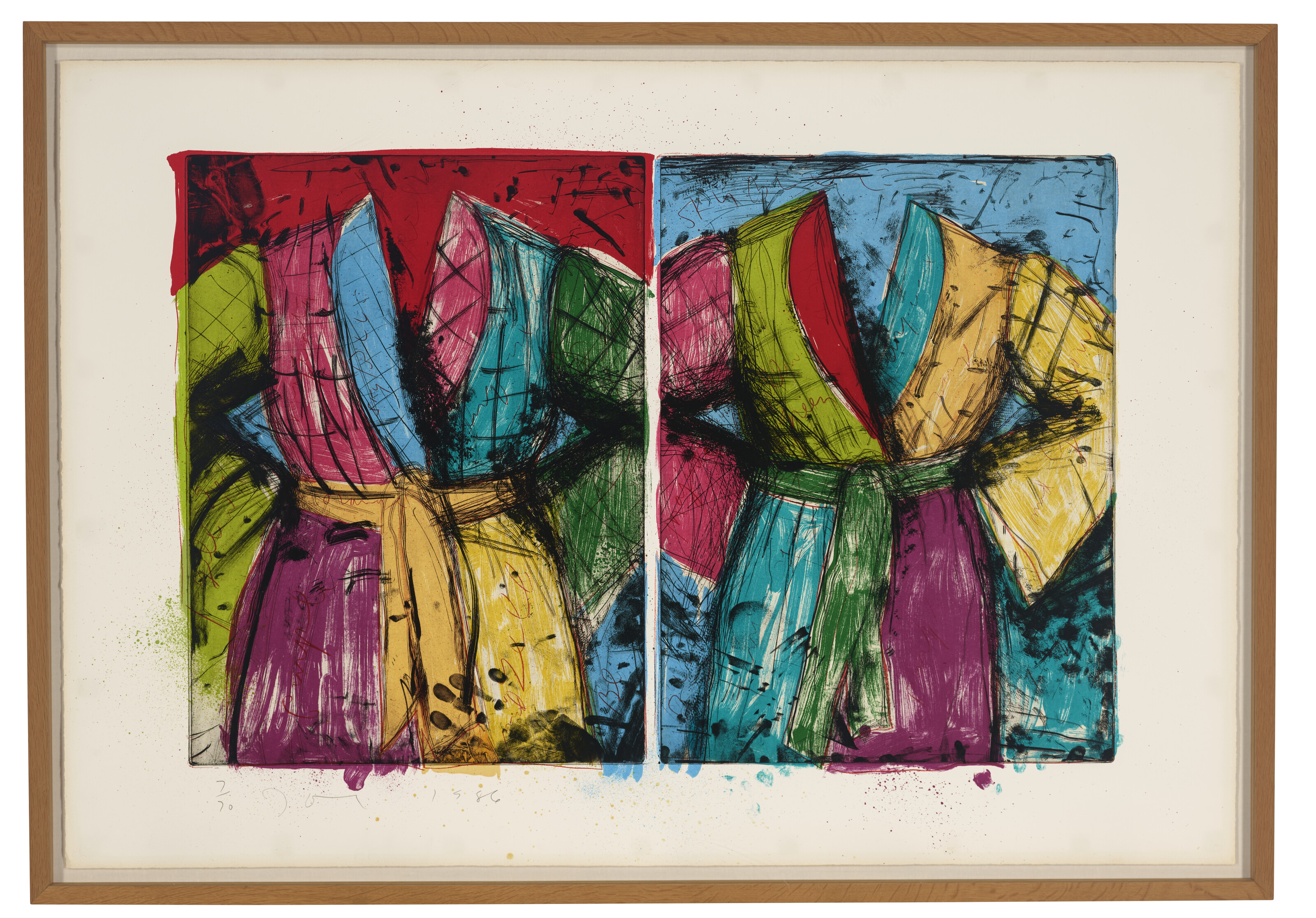 Jim Dine — Два флоридских купальных халата, изображение 2