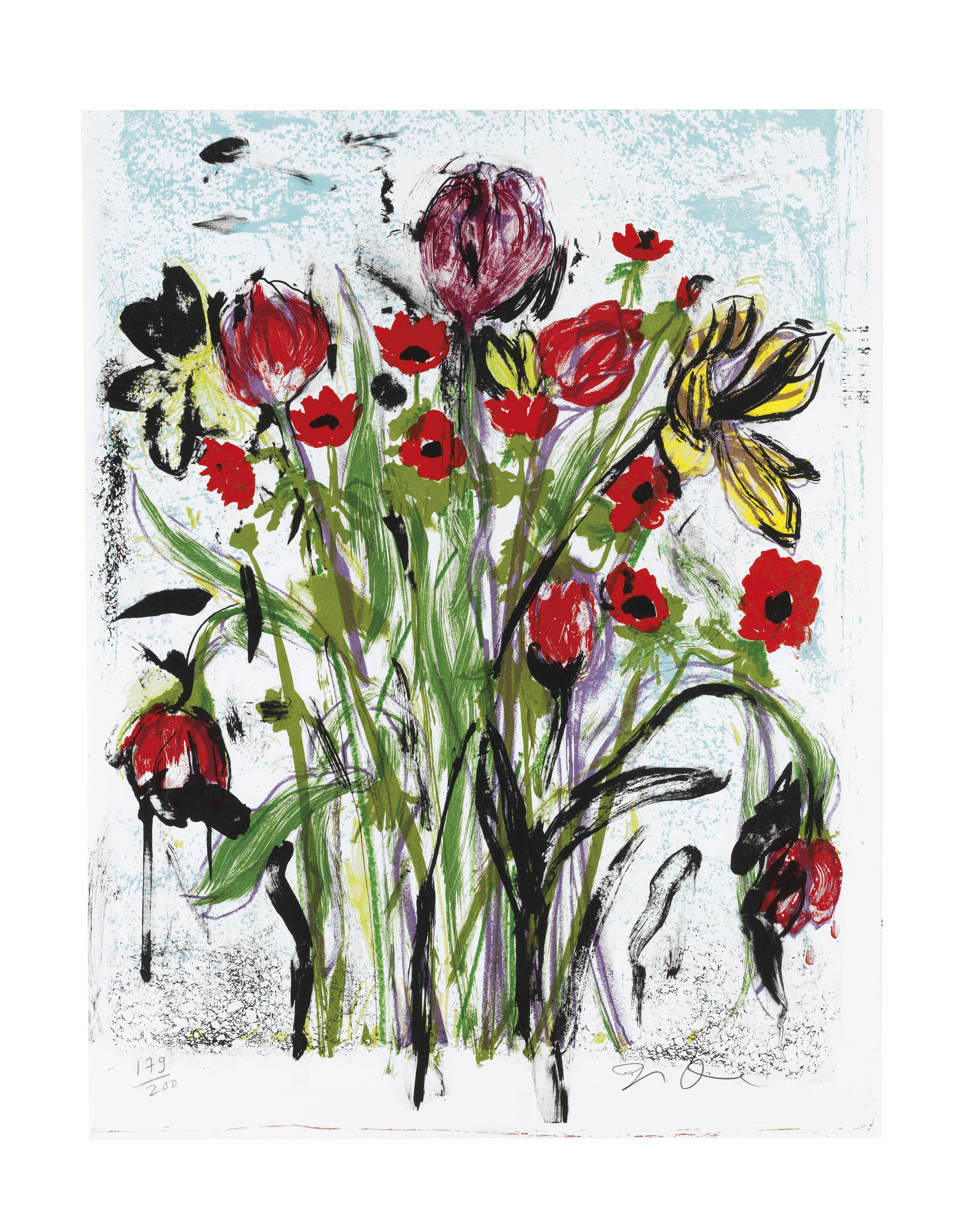 Jim Dine — Голубое сердце, изображение 2