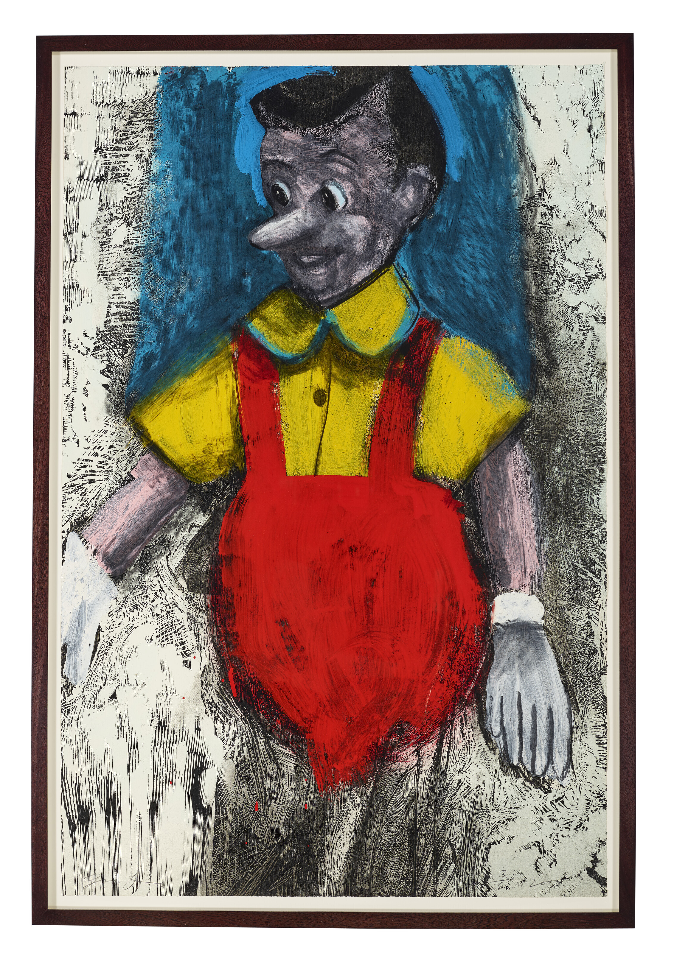 Jim Dine — Красные эмалевые брюки, изображение 2