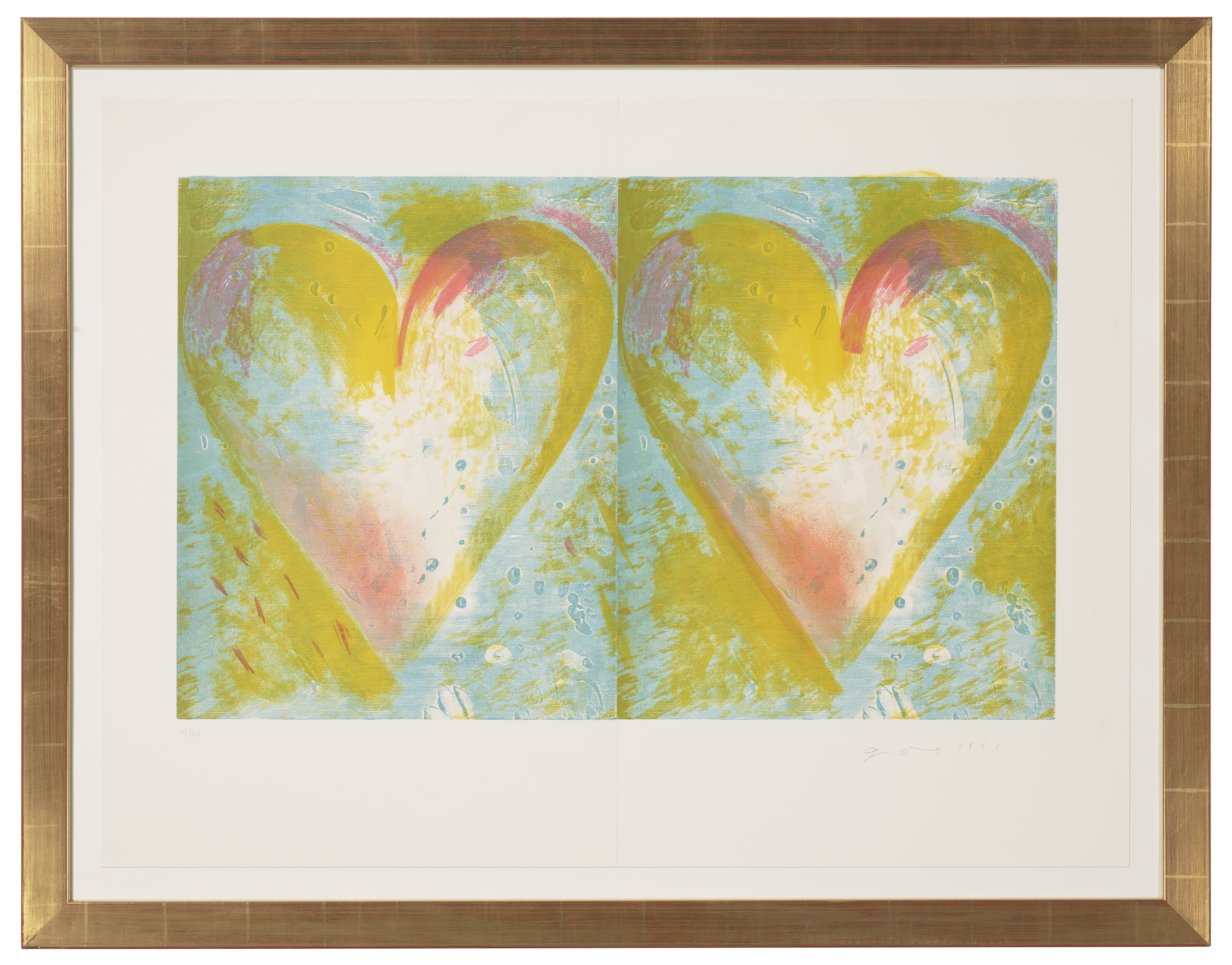 Jim Dine — Два сердечка для лучших друзей, изображение 2
