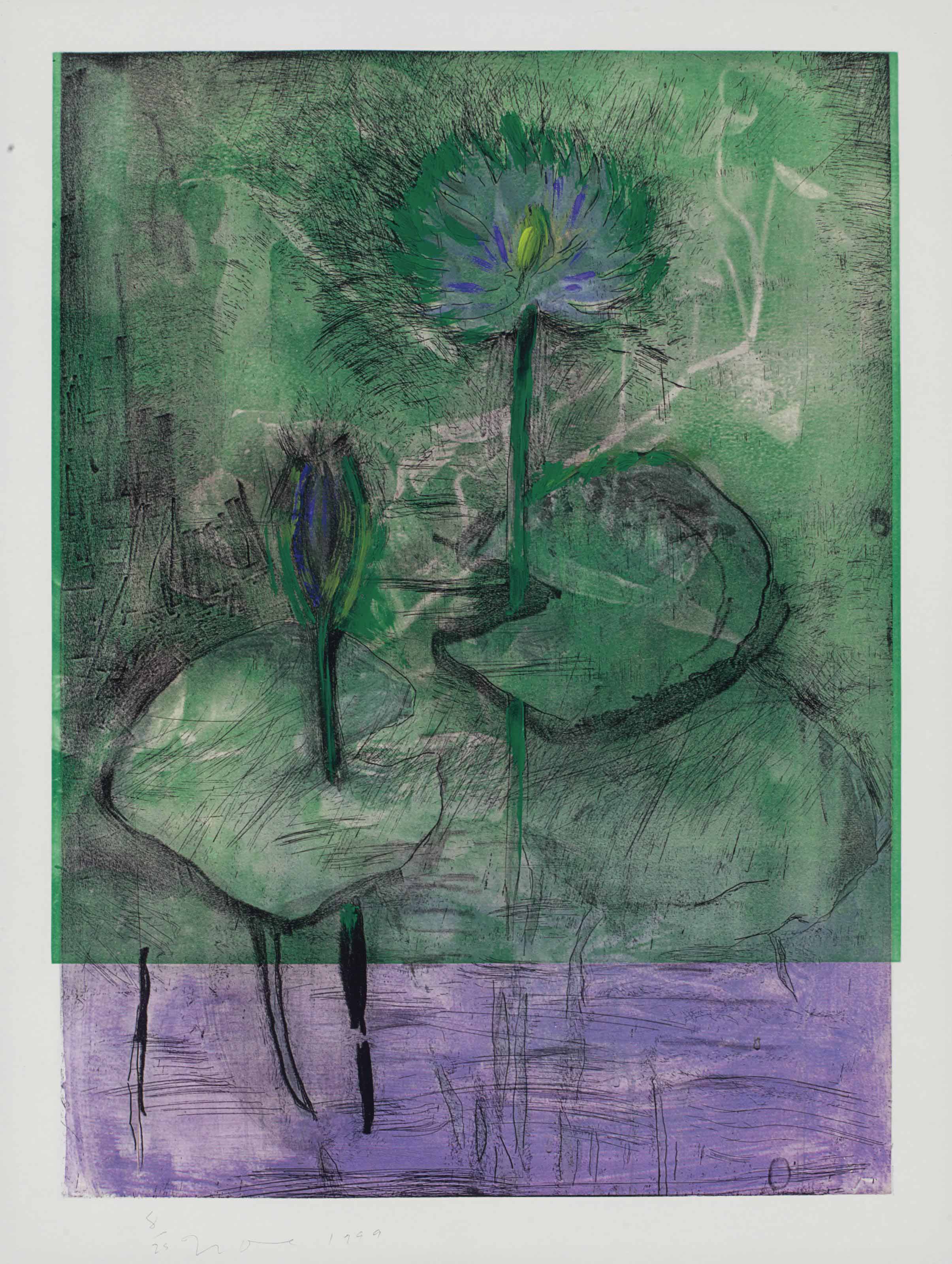 Jim Dine — Лавандовая лента