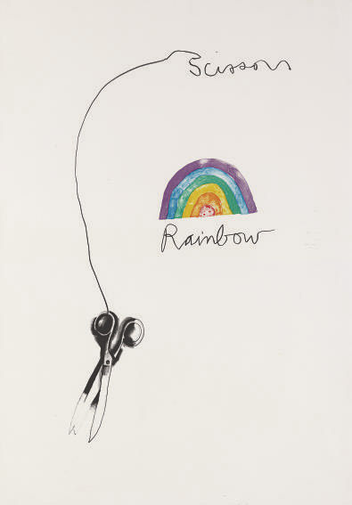 Jim Dine — Ножницы и радуга (M. 64)