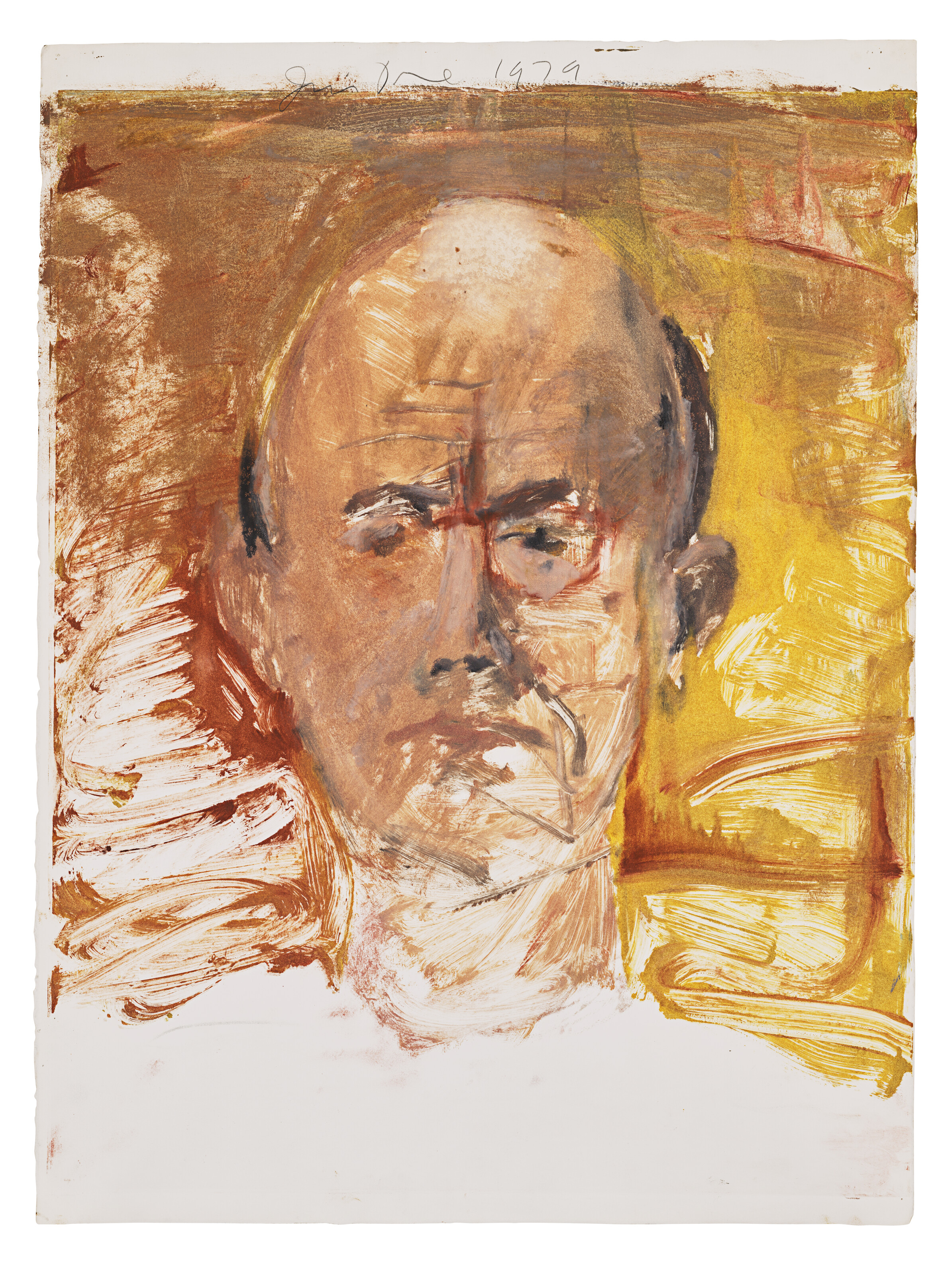 Jim Dine — Автопортрет в Кембридже (#2)