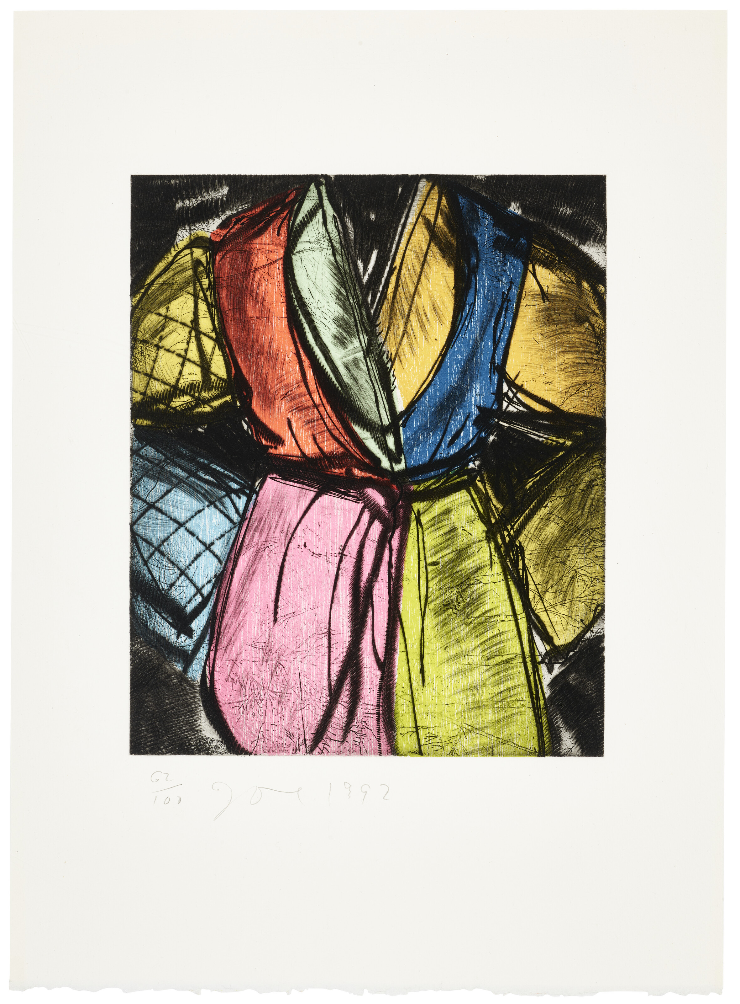 Jim Dine — Халат Билла Клинтона от организации "Художник за свободу самовыражения"