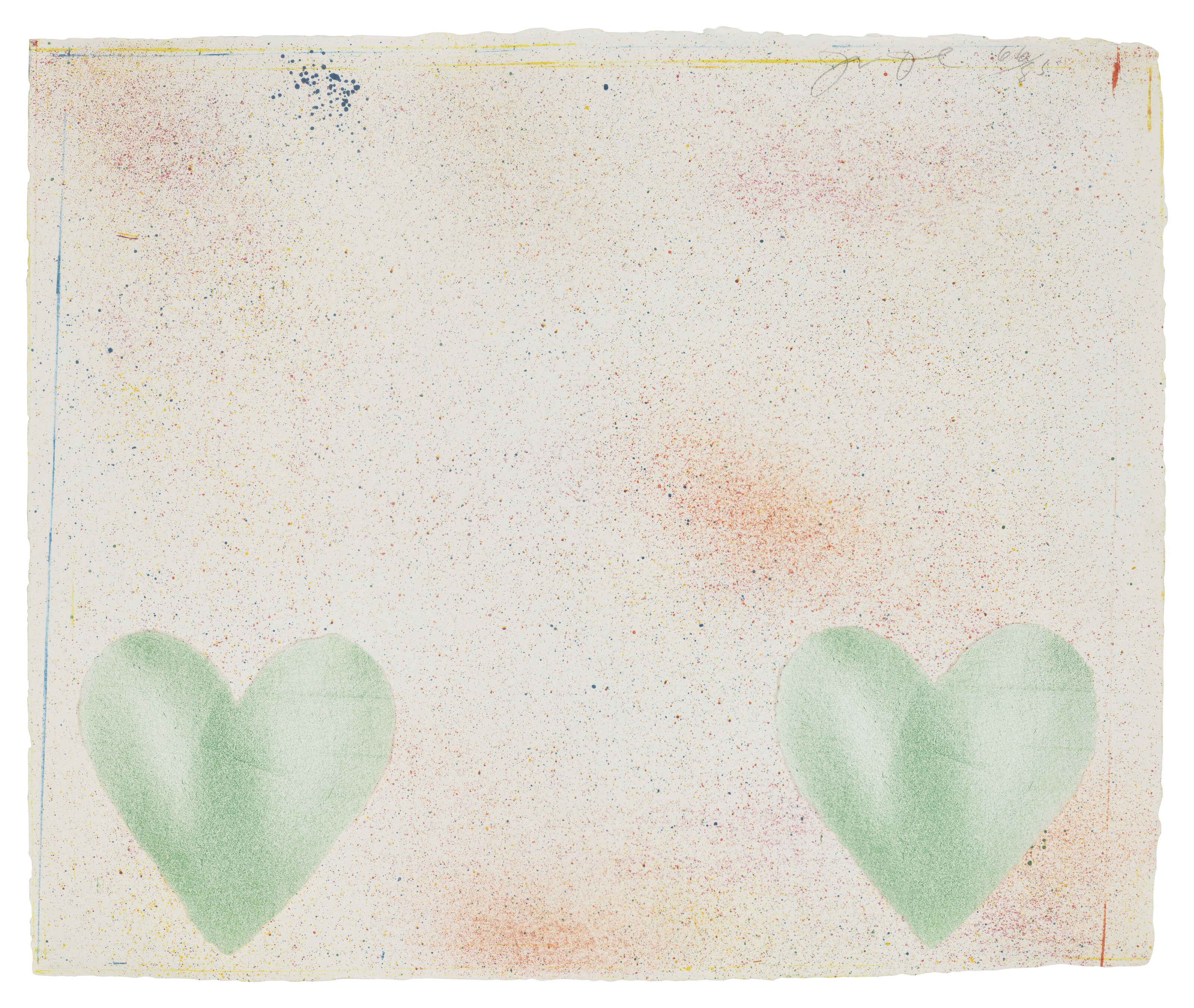 Jim Dine — Голландские сердечки: два принта