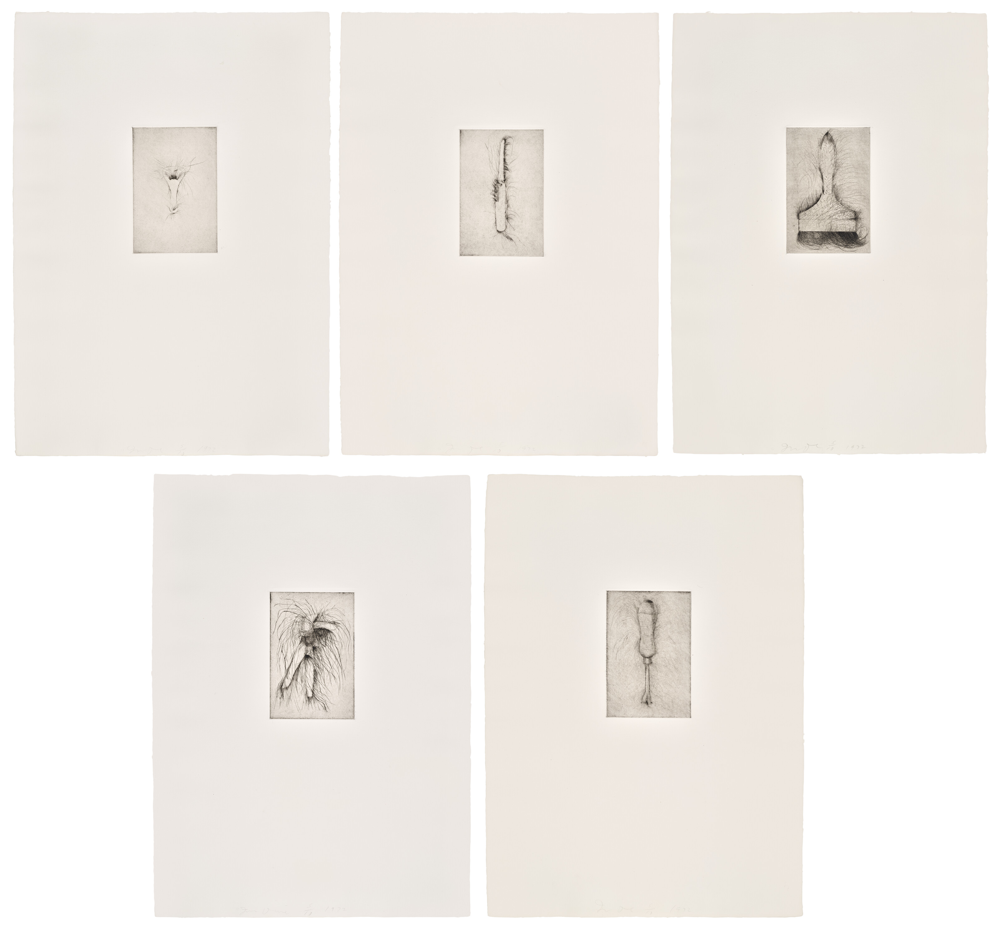 Jim Dine — Пять гравюр художника