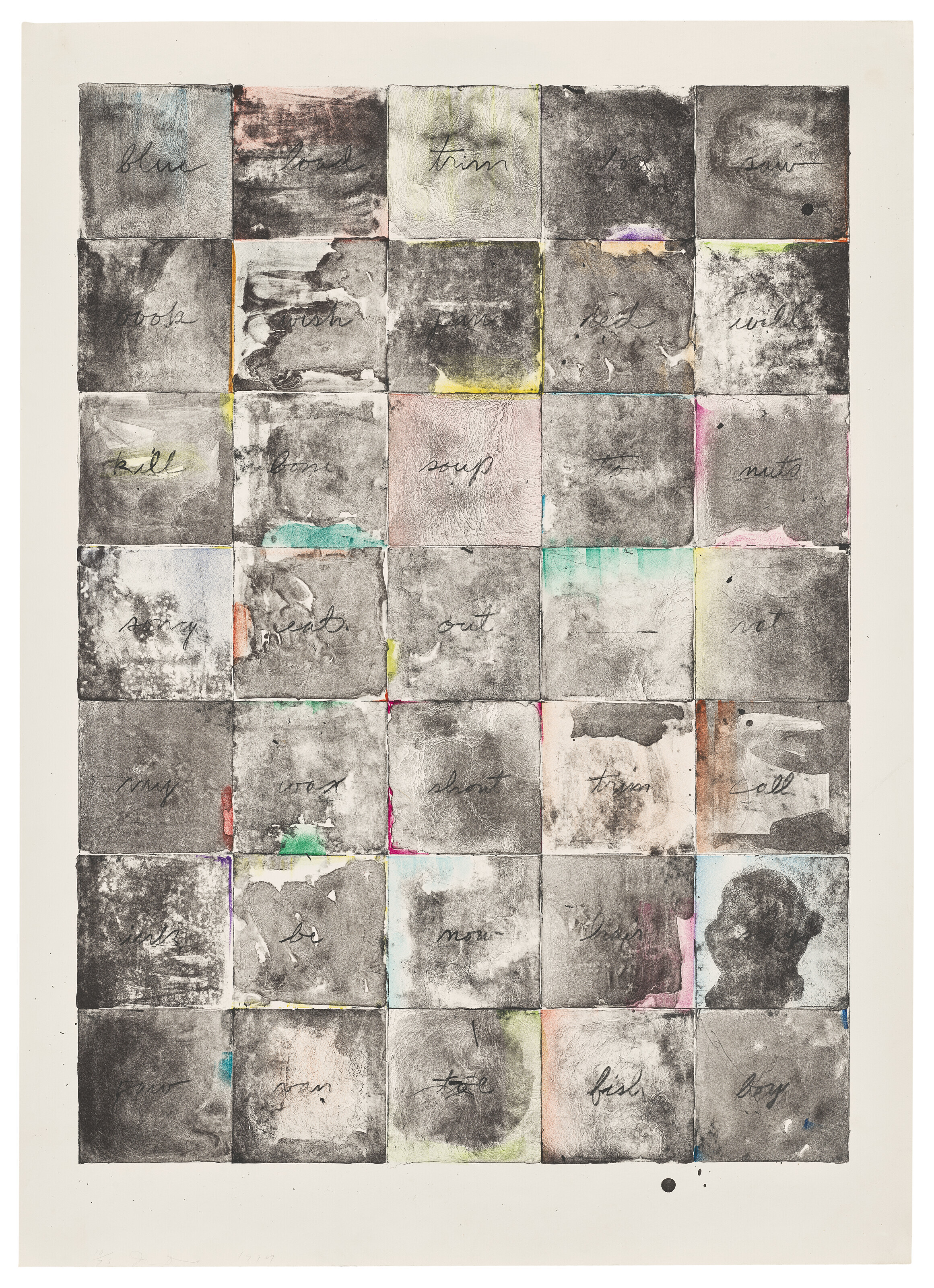 Jim Dine — Настенная диаграмма Il