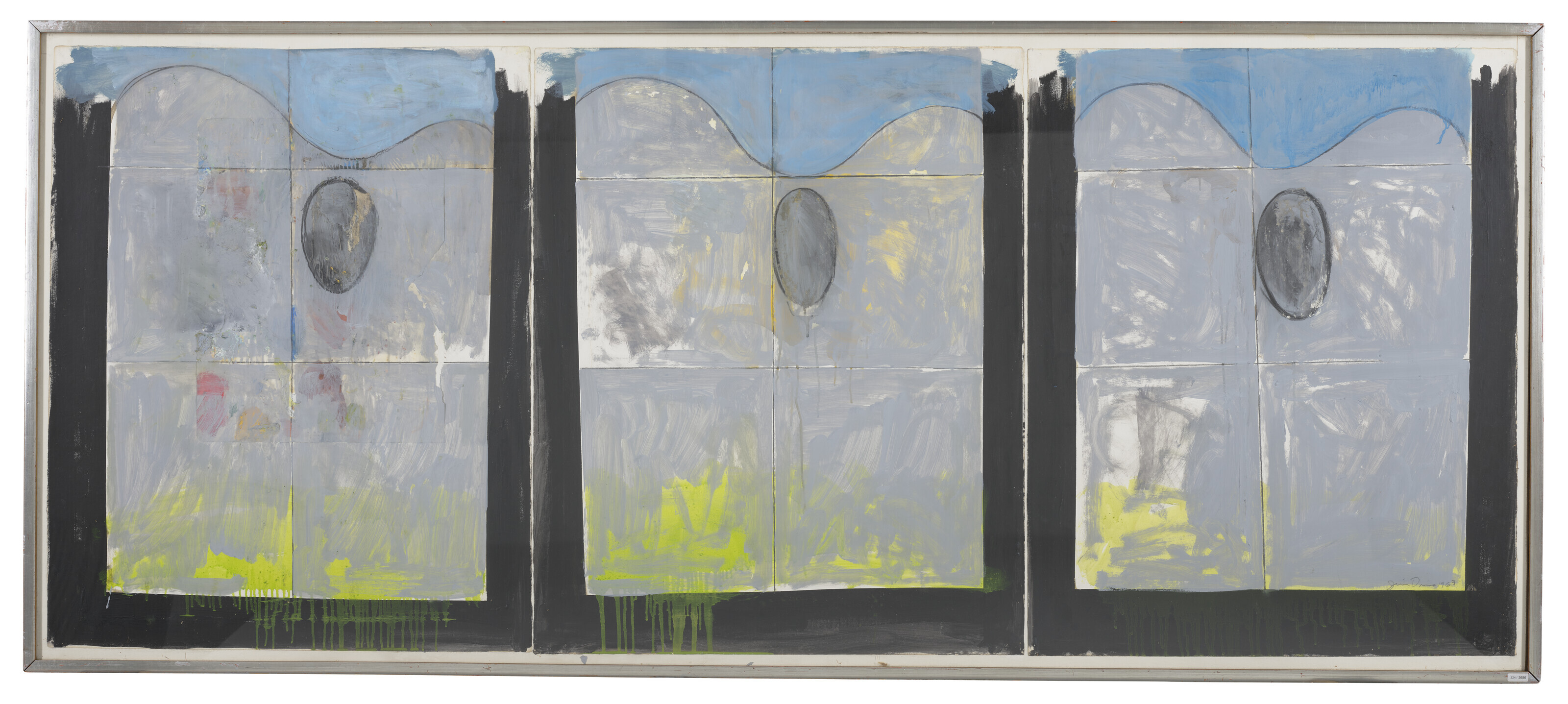 Jim Dine — Три этюда для трех палитр за тремя витринами, изображение 2
