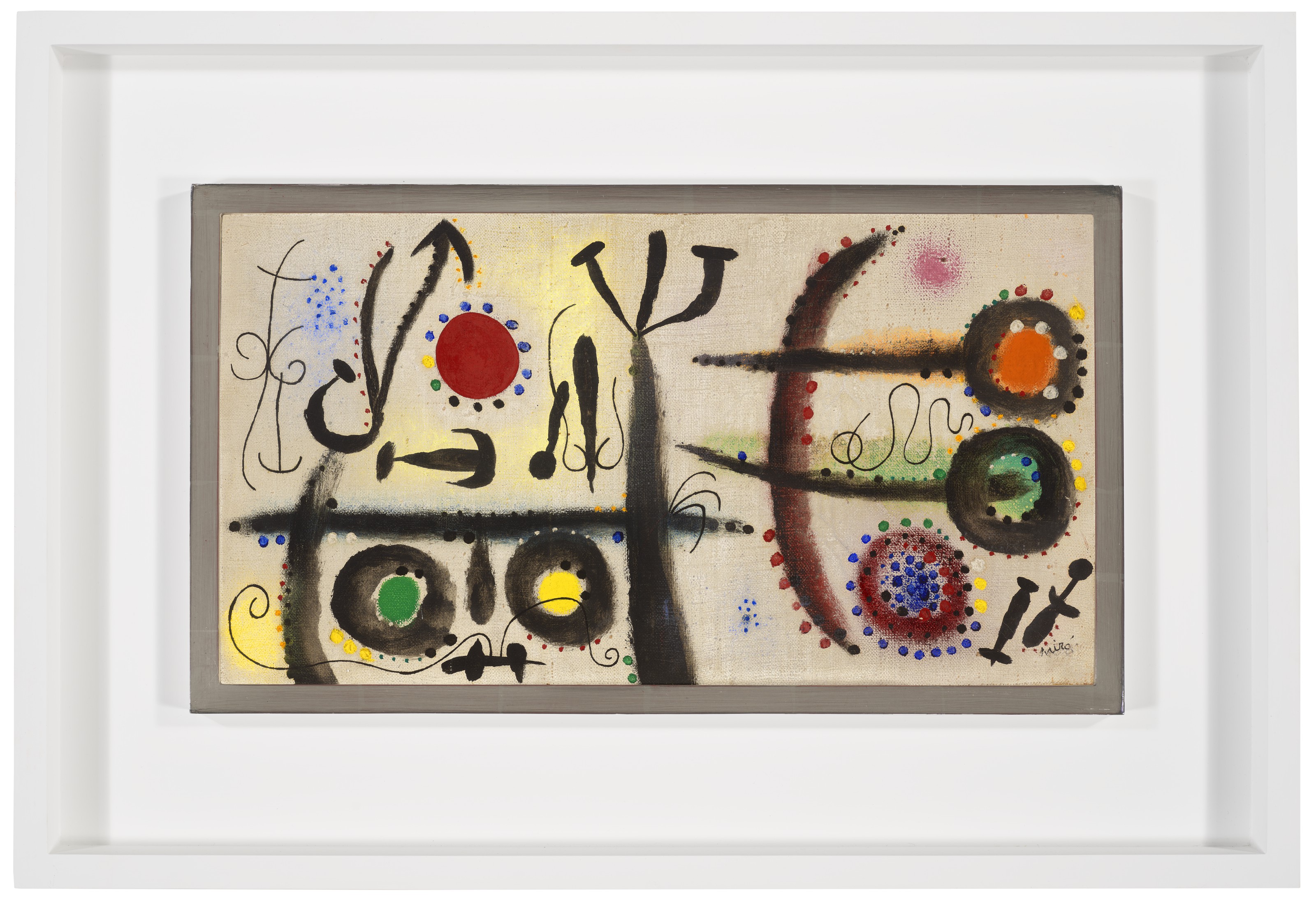 Joan Miró — Змеиное сияние над лазурным парсемом из флешей, изображение 2