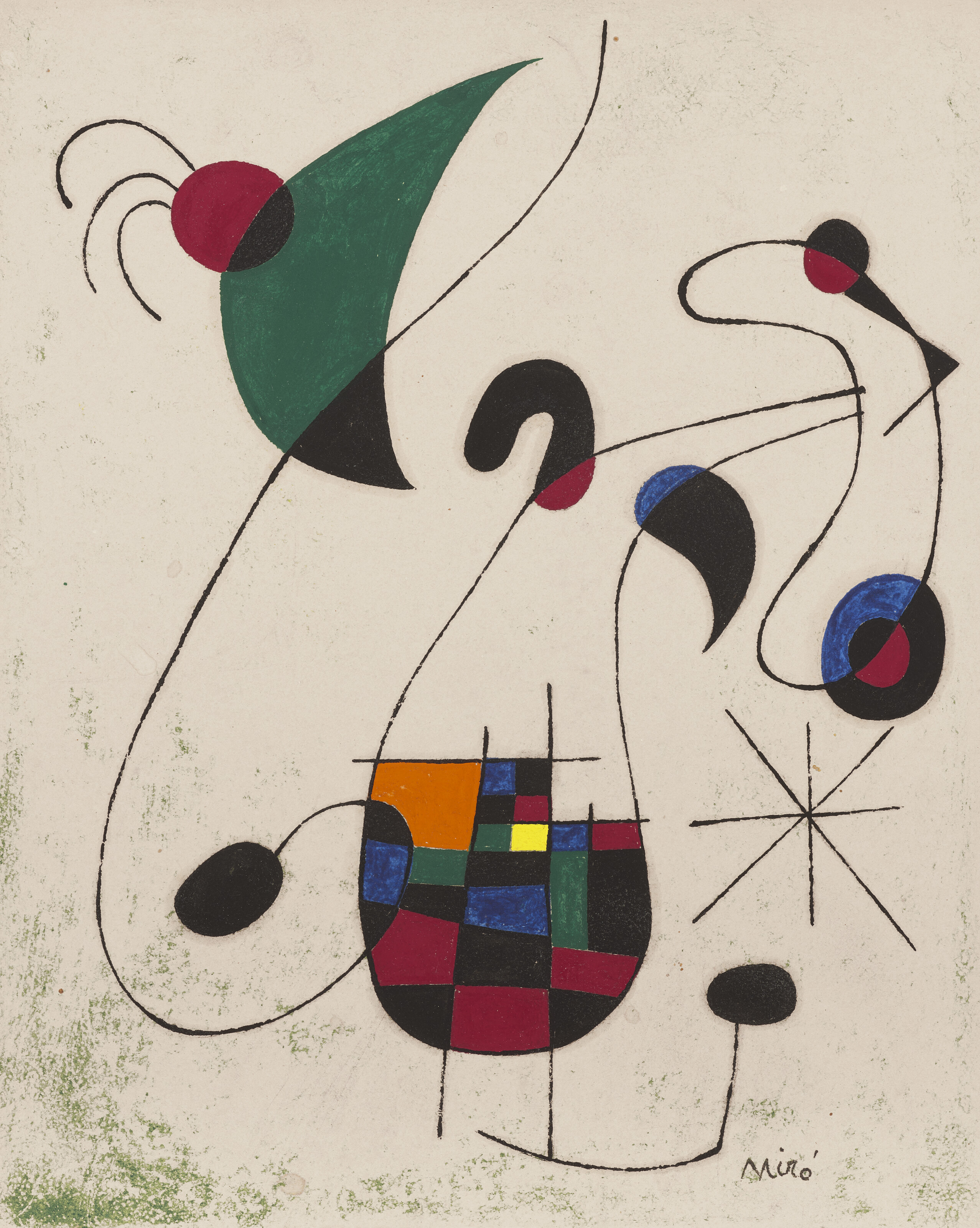 Joan Miró — Меланхоличная певица, изображение 1