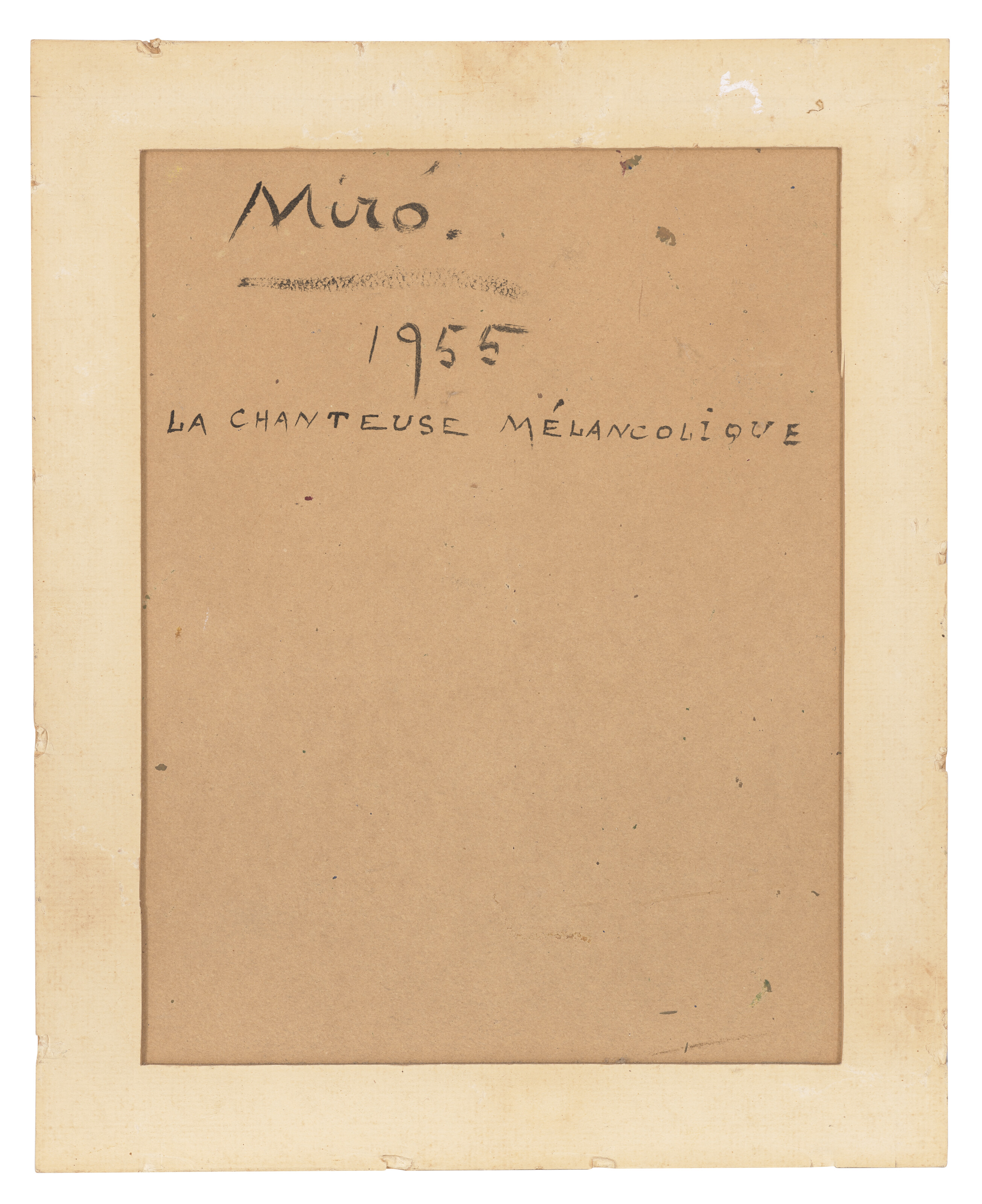 Joan Miró — Меланхоличная певица, изображение 2