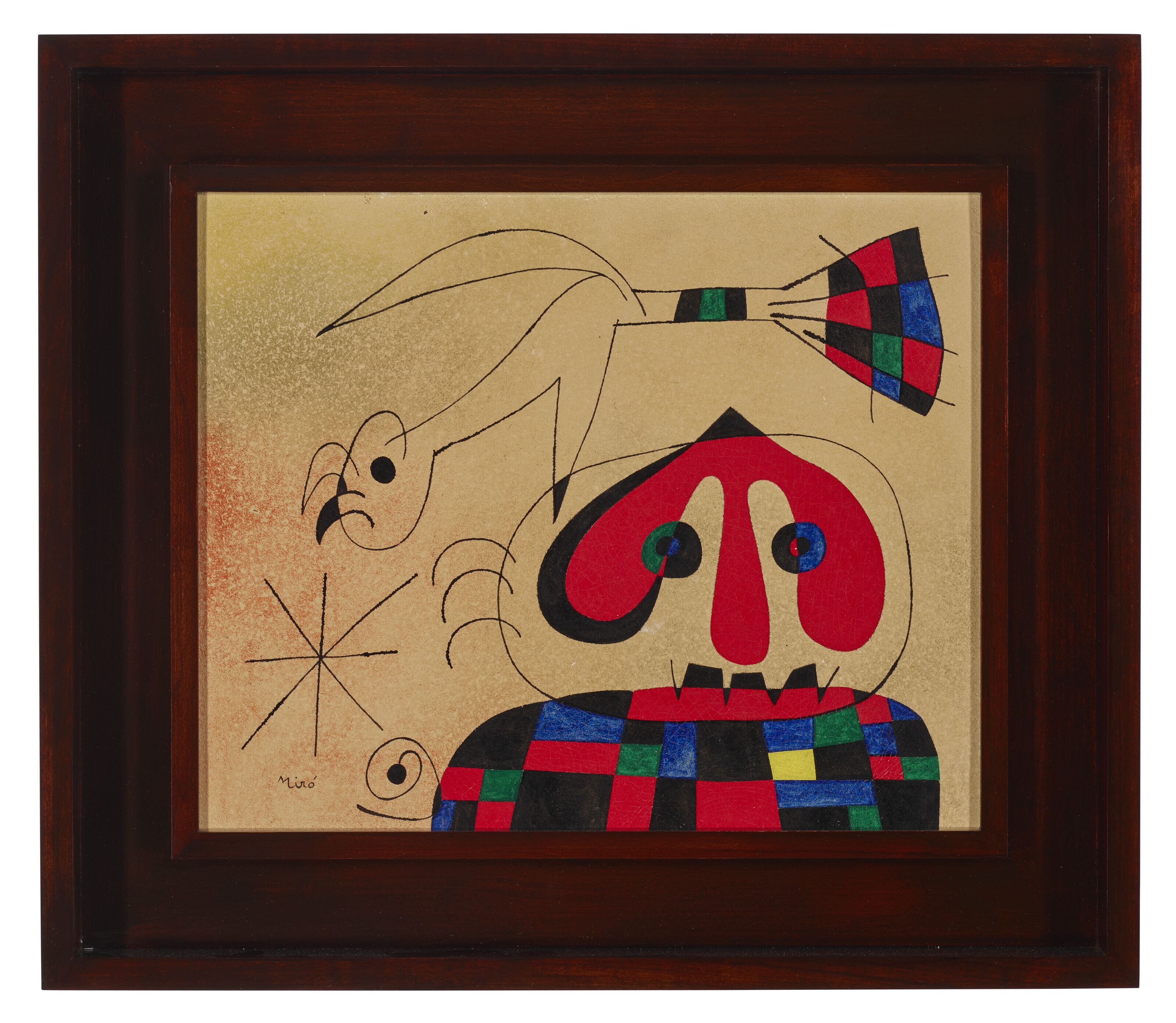 Joan Miró — Взгляд, устремленный на горизонт, разделяющий криков Орла (Пристальный взгляд, устремленный на горизонт, Раздираемый криками Орла), изображение 3