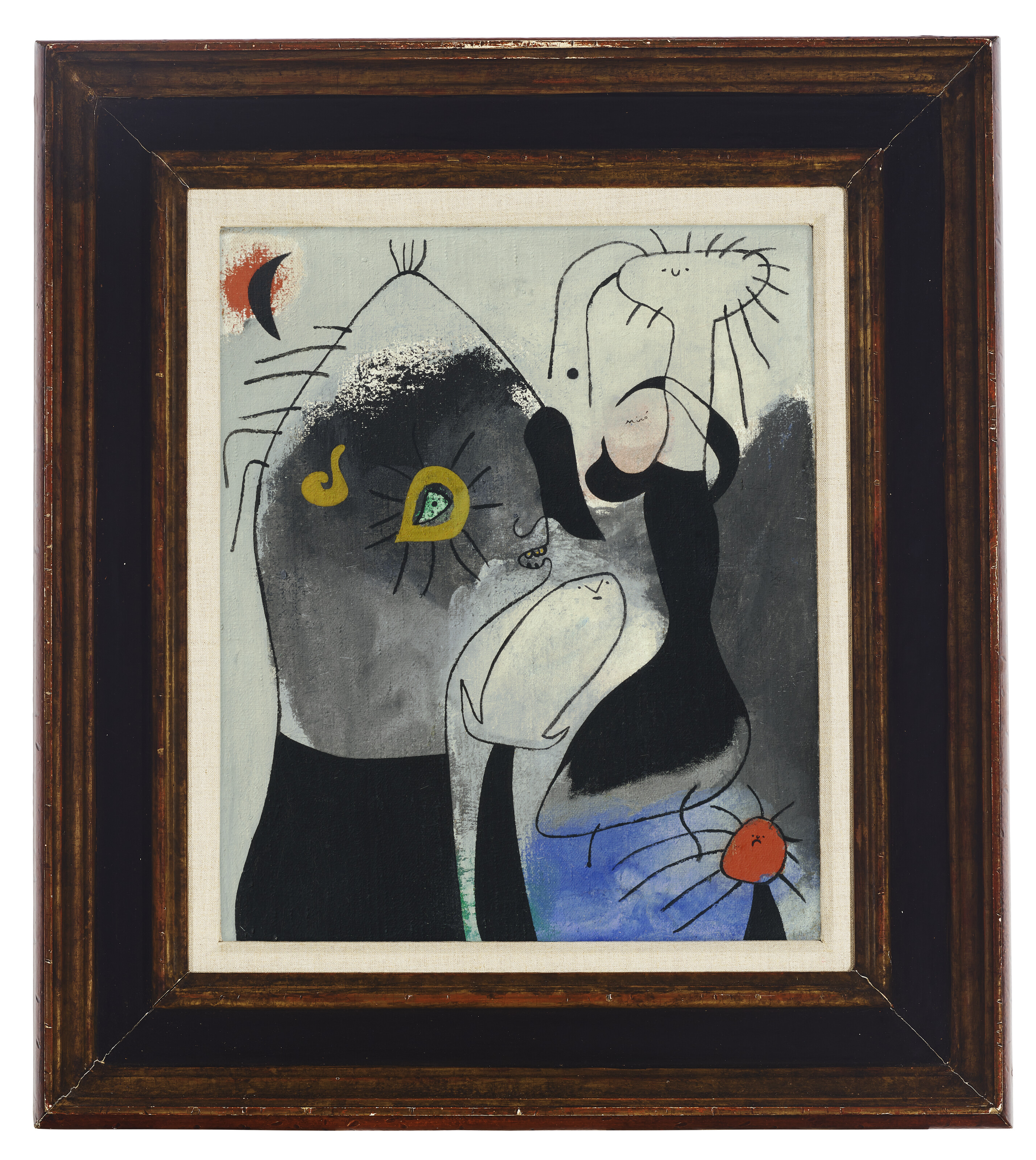 Joan Miró — Персонажи, живущие в лунном свете, изображение 3