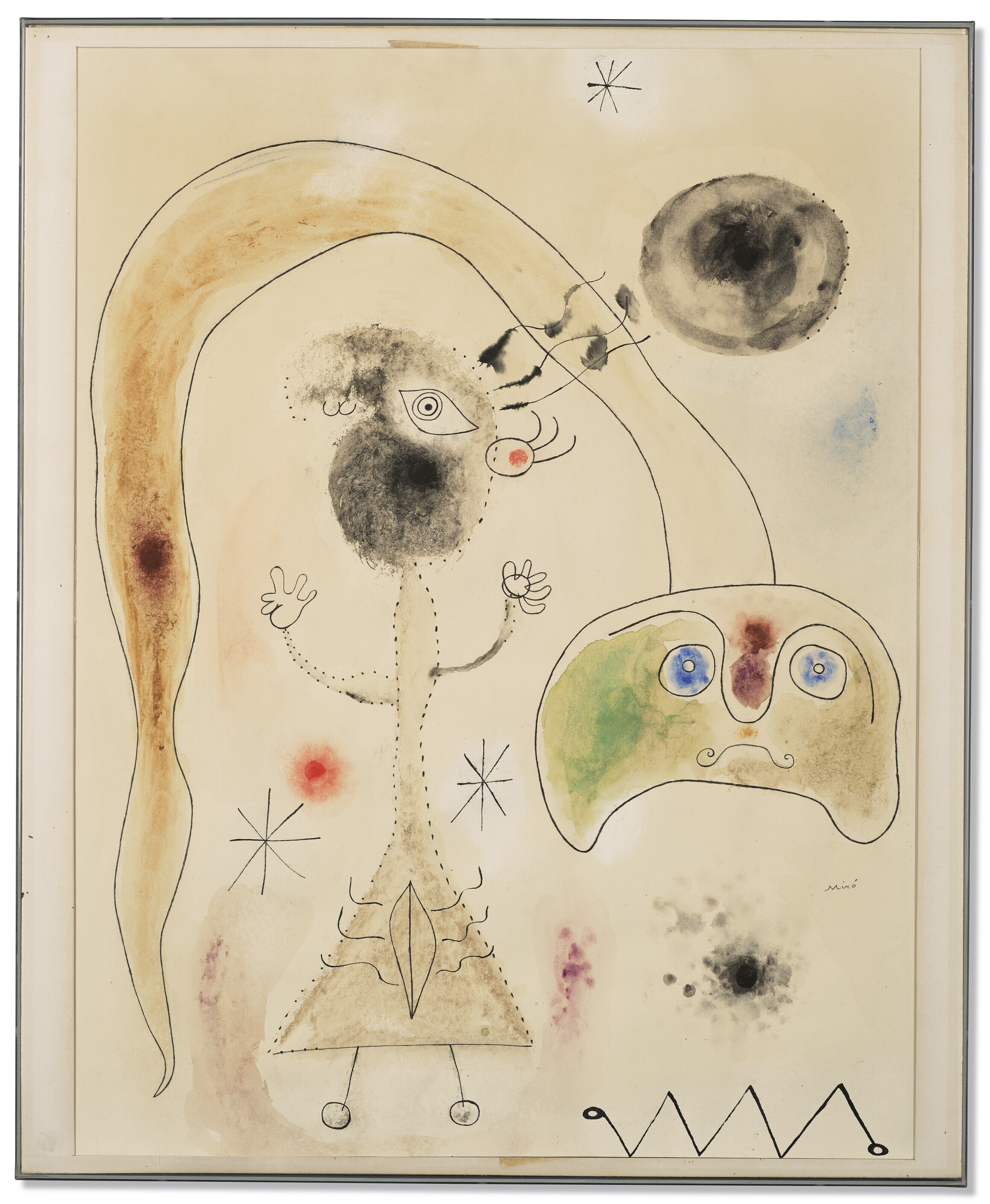 Joan Miró — Женщина, змея, этуаль, изображение 4