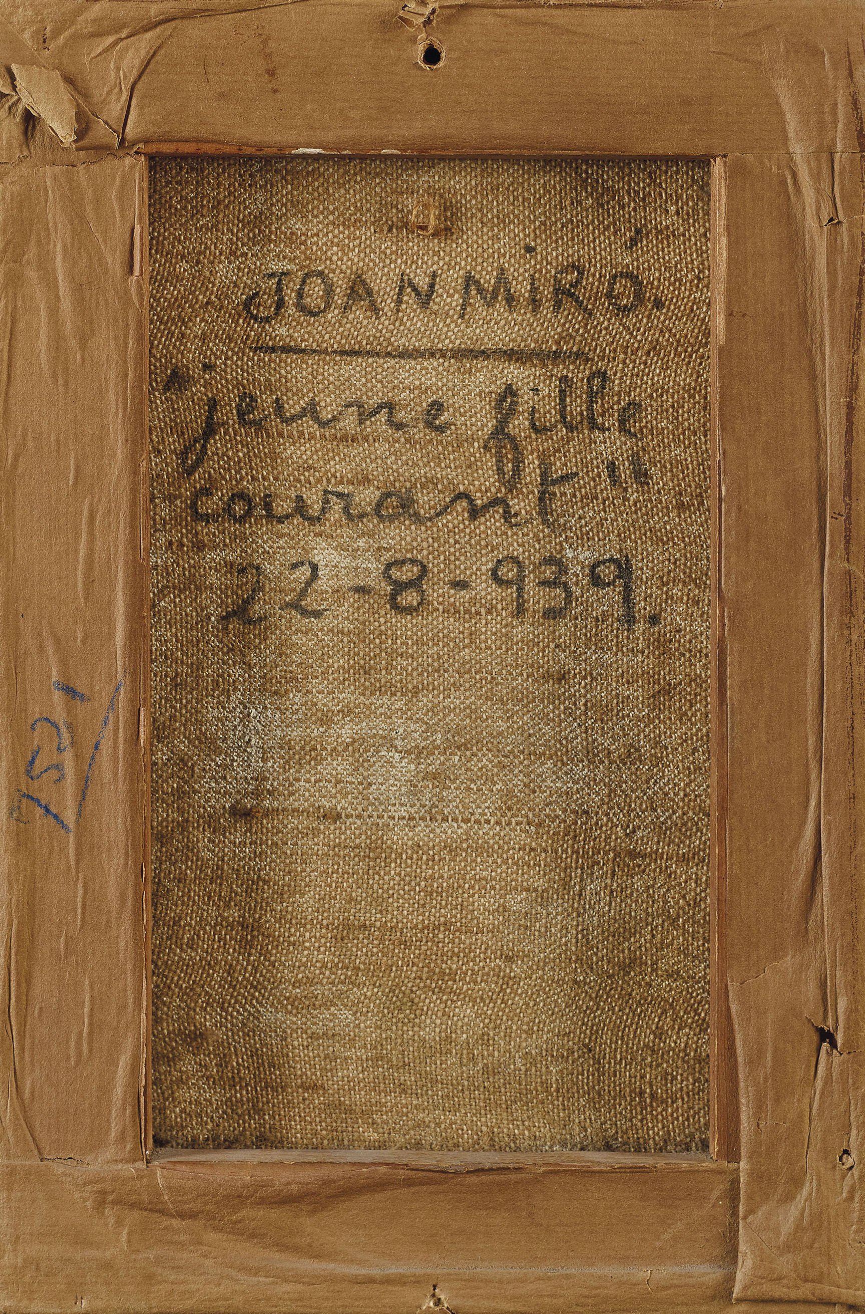 Joan Miró — Молодая девушка курант, изображение 2