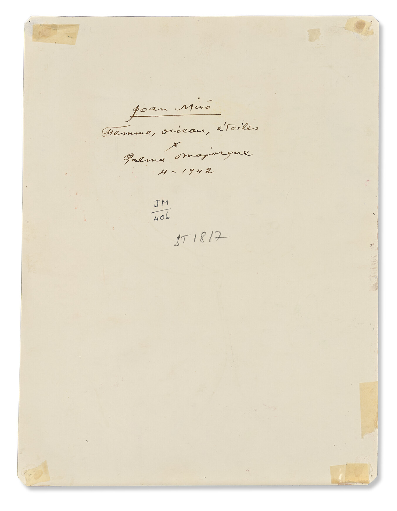 Joan Miró — Женщина, изюминка, этуаль, изображение 3