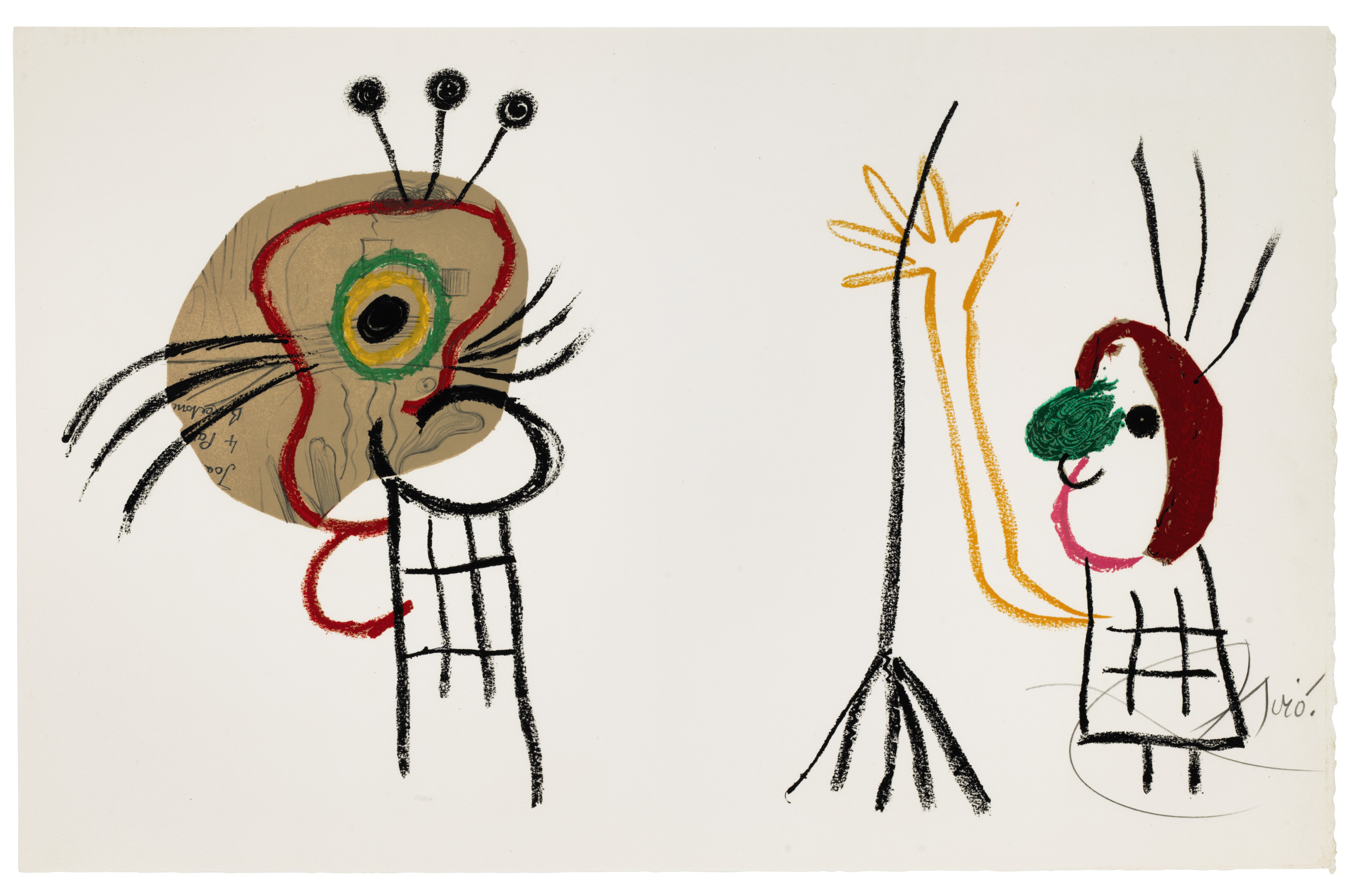 Joan Miró — Любовь к Юбю , Териада, Париж, 1975, изображение 3