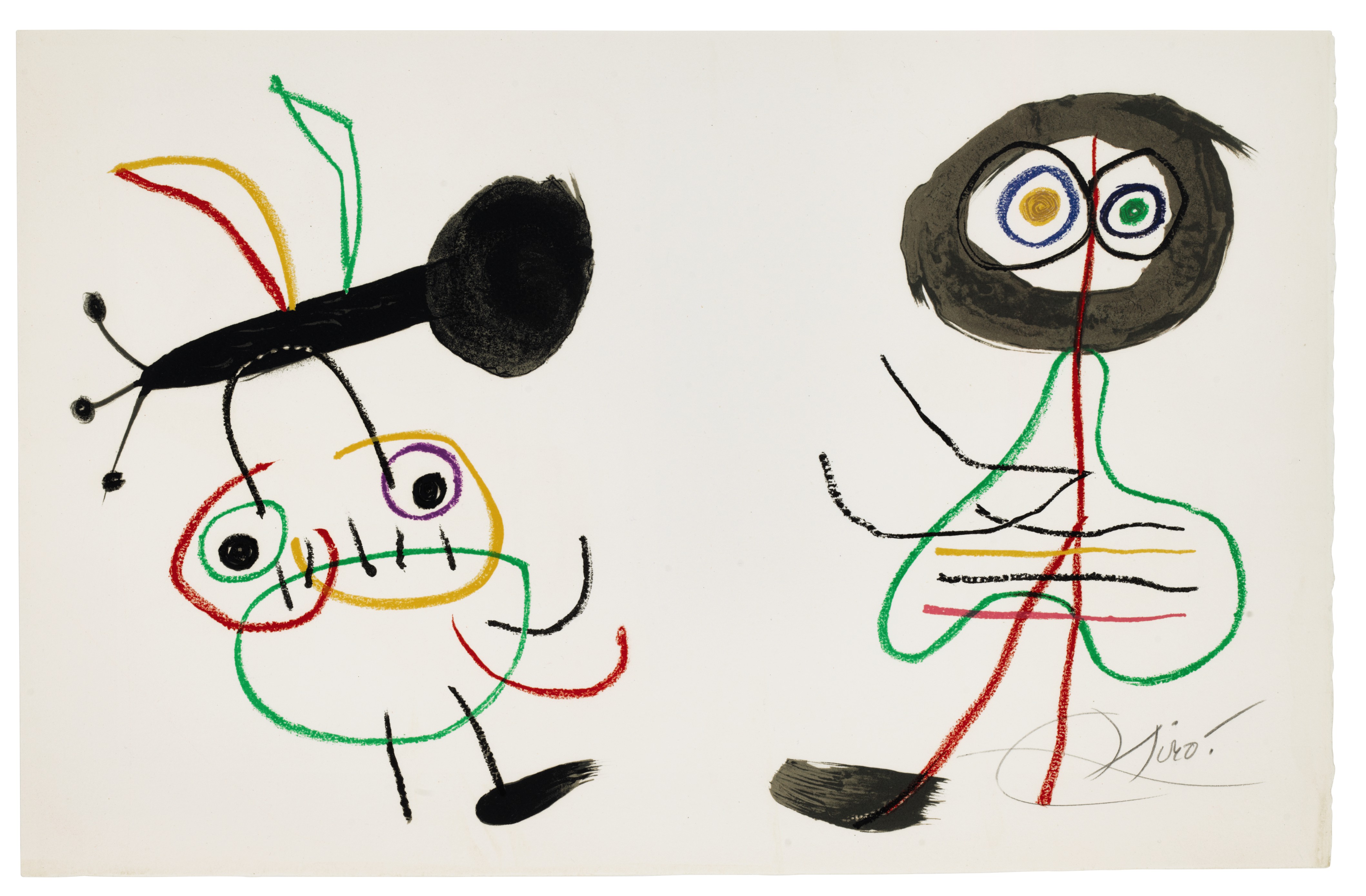 Joan Miró — Любовь к Юбю , Териада, Париж, 1975, изображение 4