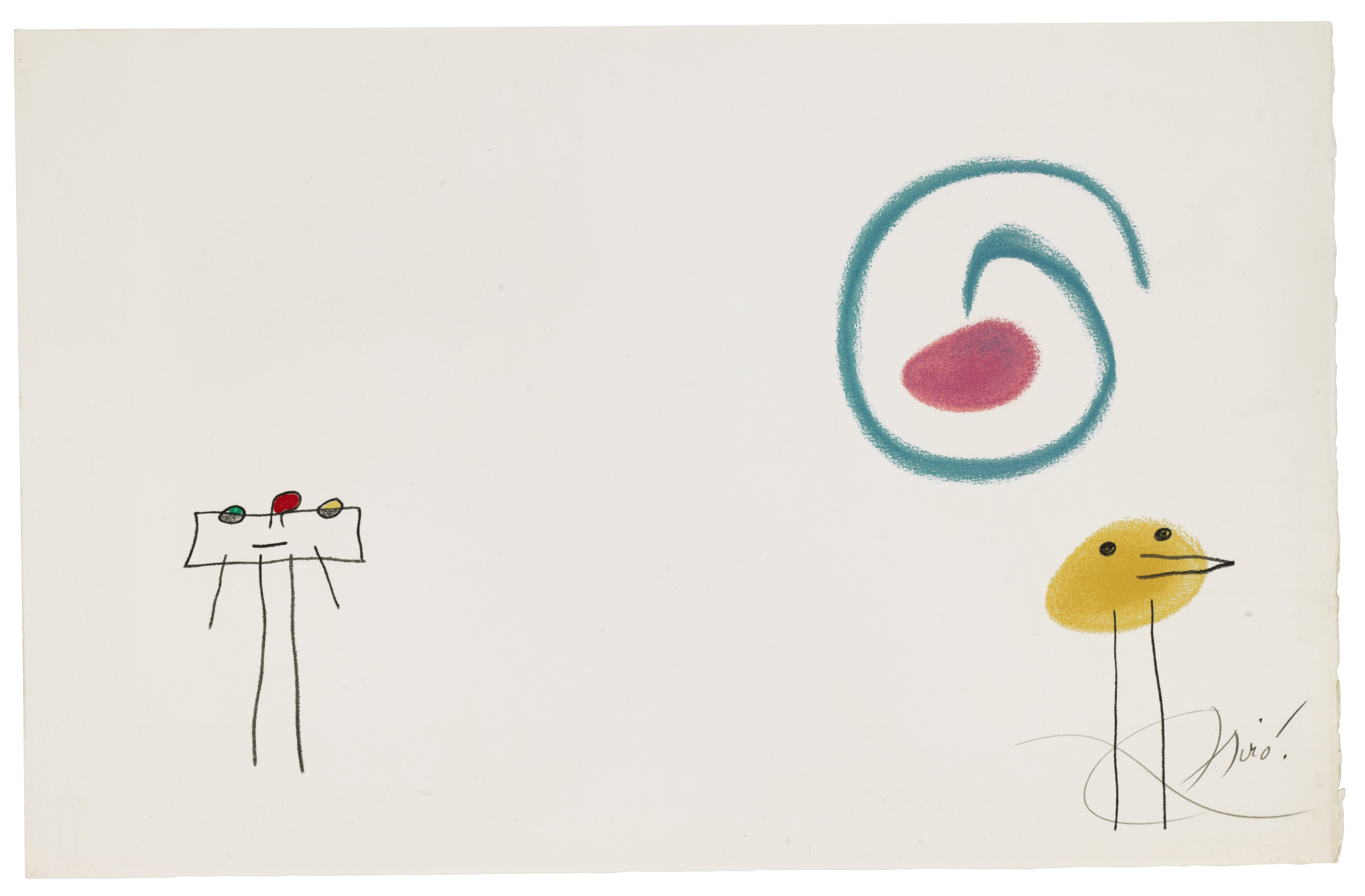 Joan Miró — Любовь к Юбю , Териада, Париж, 1975, изображение 5