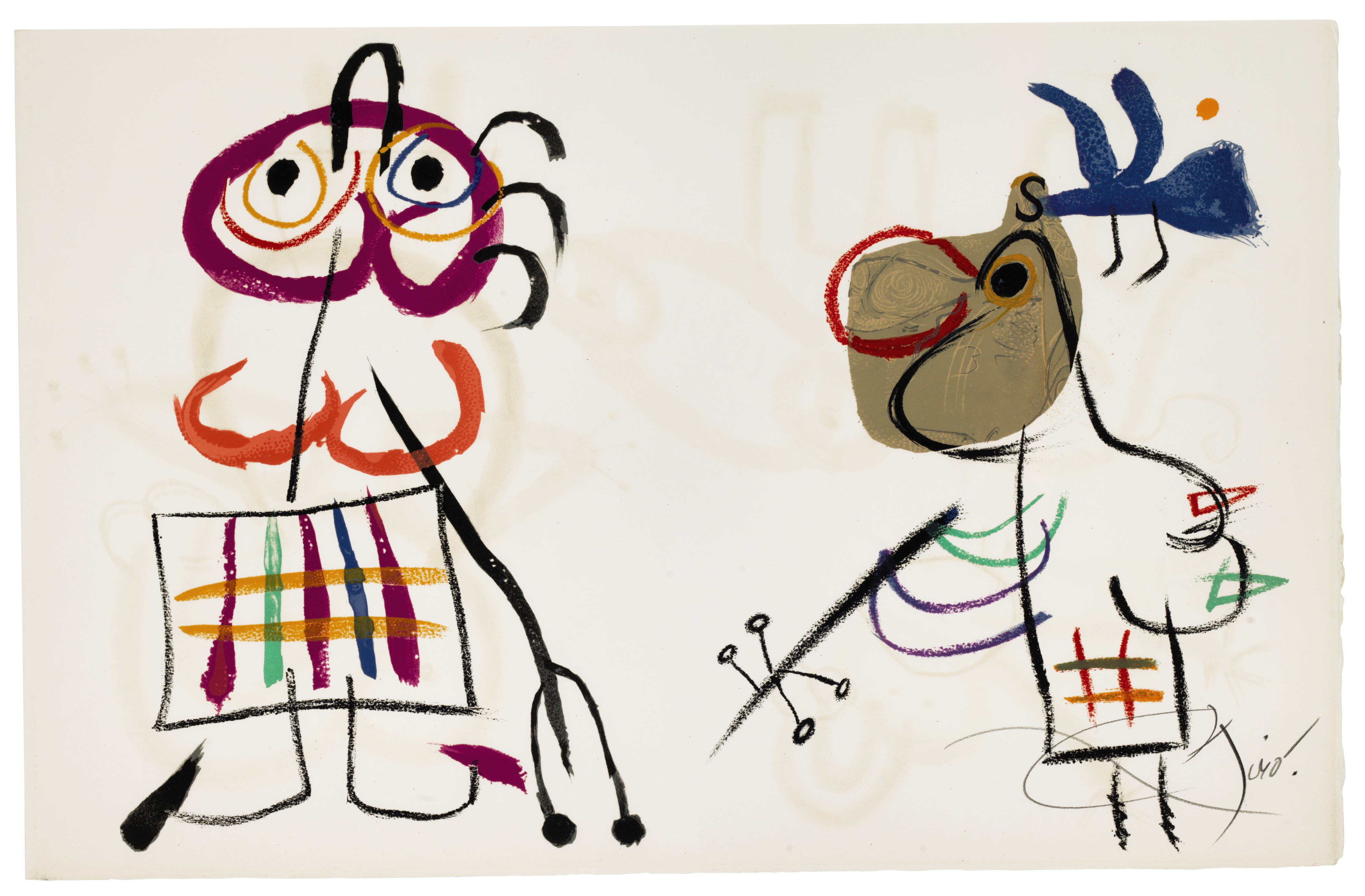 Joan Miró — Любовь к Юбю , Териада, Париж, 1975, изображение 6