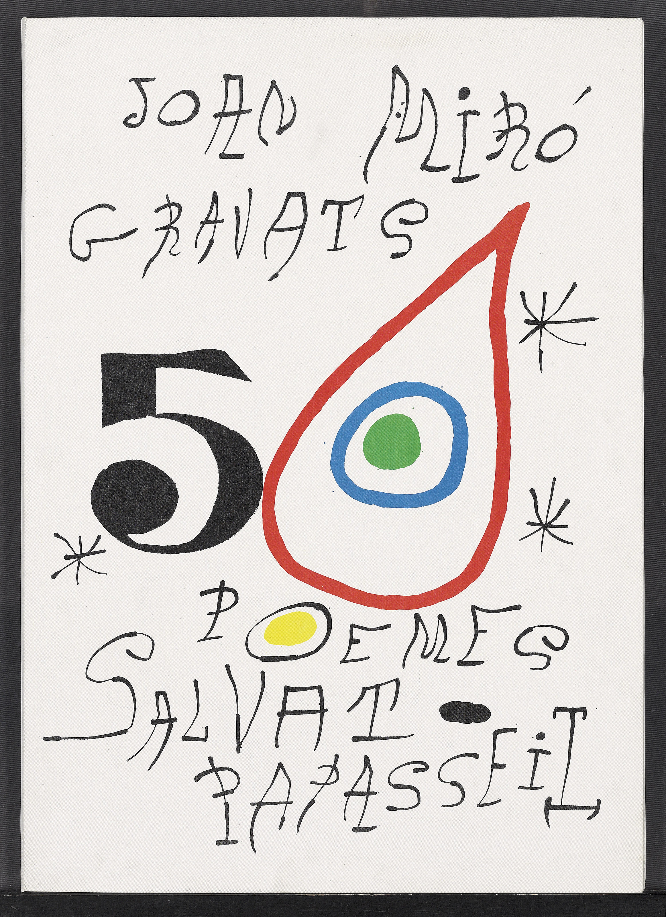 Joan Miró — Жоан Миро. Автор 5 стихотворений. Жоан Сальва-Папассеит, изображение 2