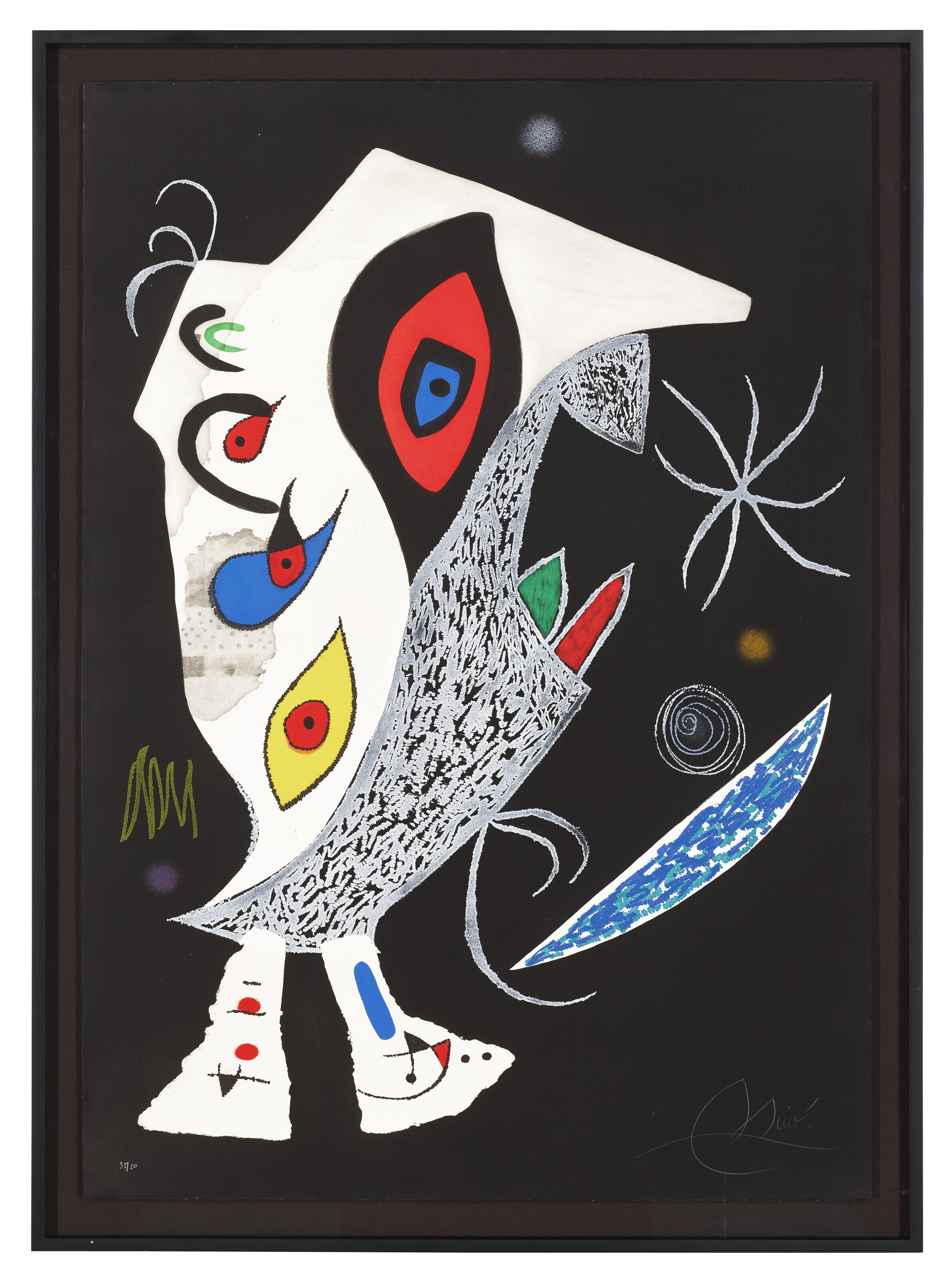 Joan Miró — Варвар в ночи (Barbare dans la nuit), изображение 2