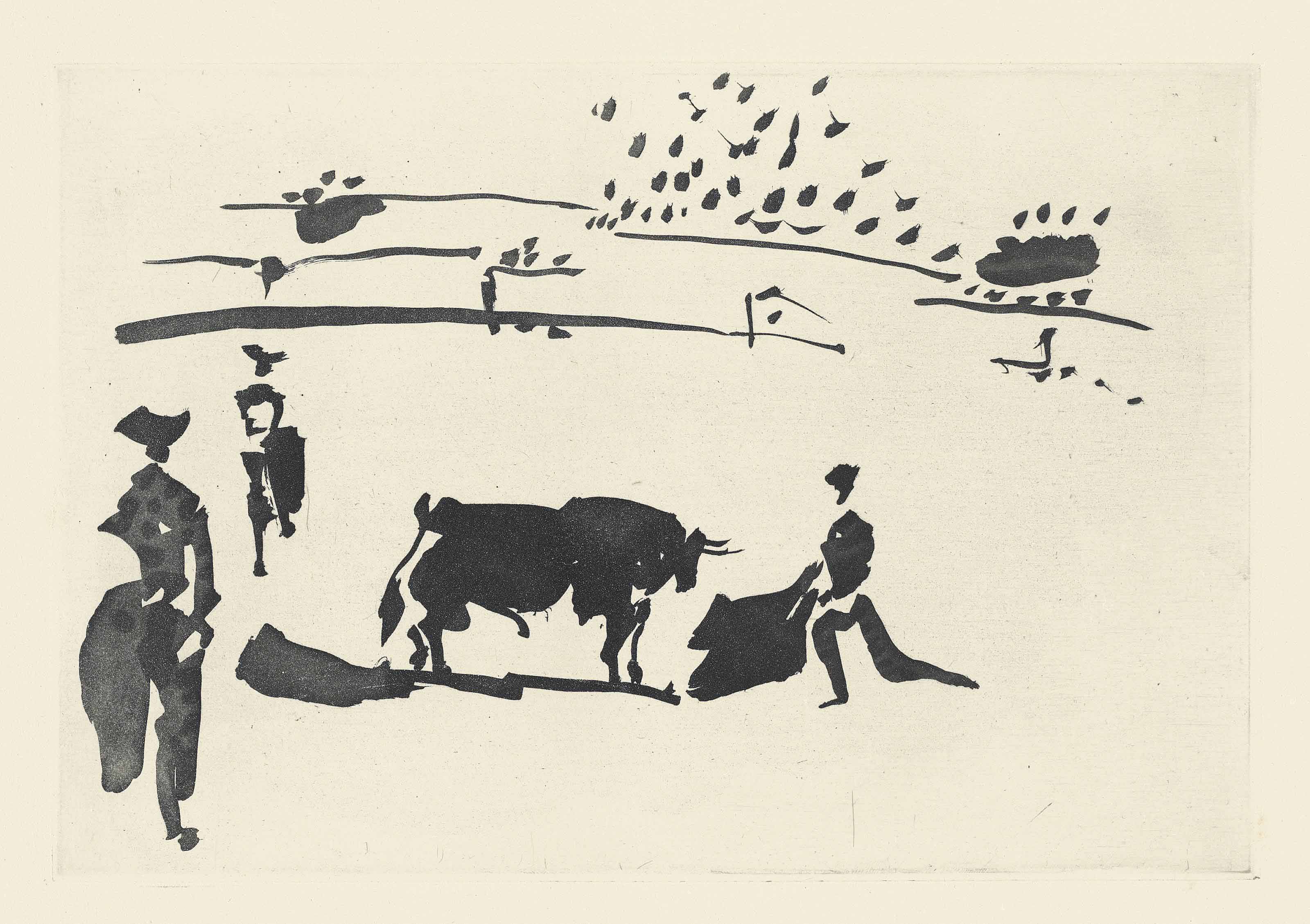 Joan Miró — Тавромакия (950-976 гг. до н.э.; 970-996 гг. до н.э.; около 100 книг), изображение 2