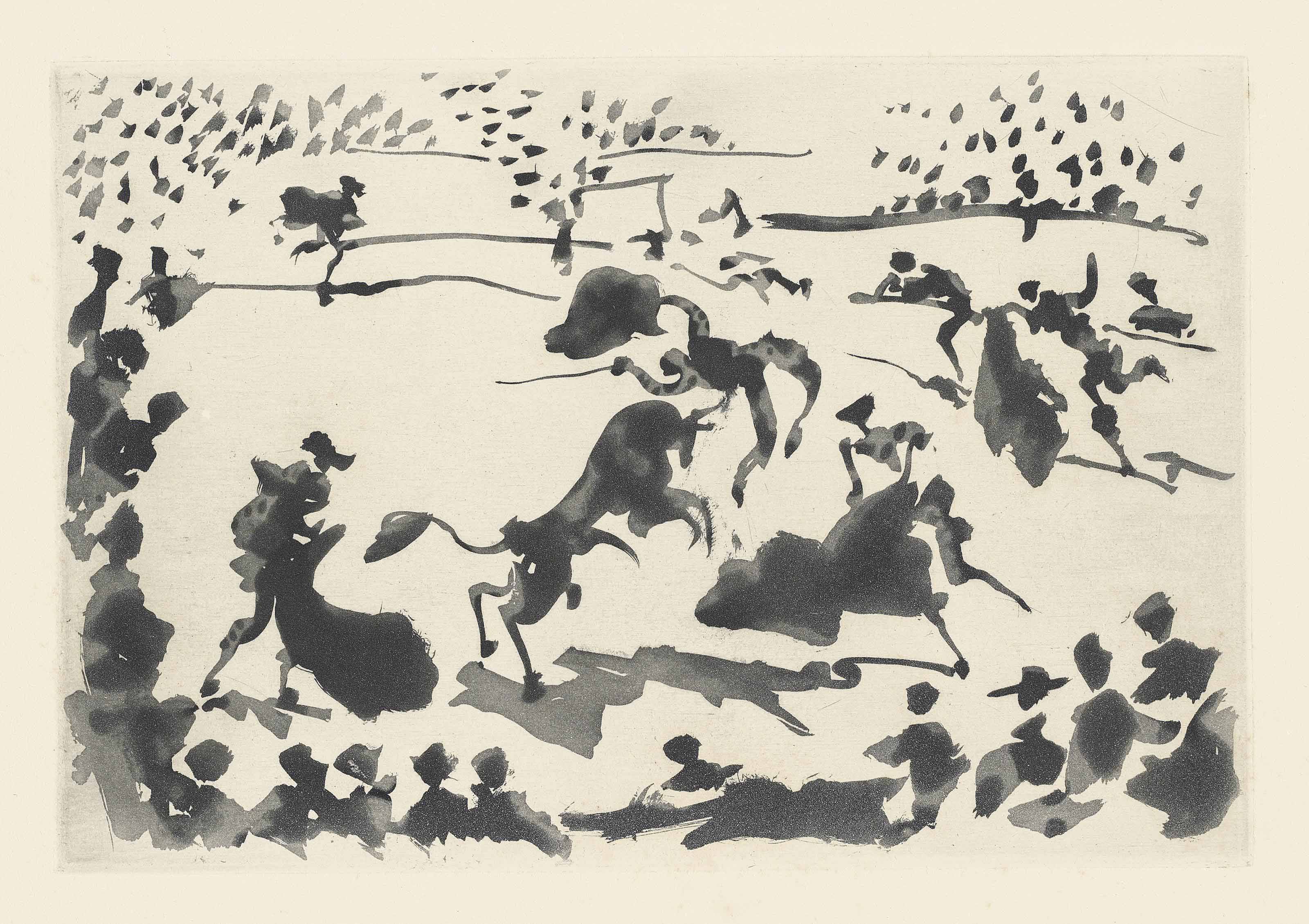 Joan Miró — Тавромакия (950-976 гг. до н.э.; 970-996 гг. до н.э.; около 100 книг), изображение 3
