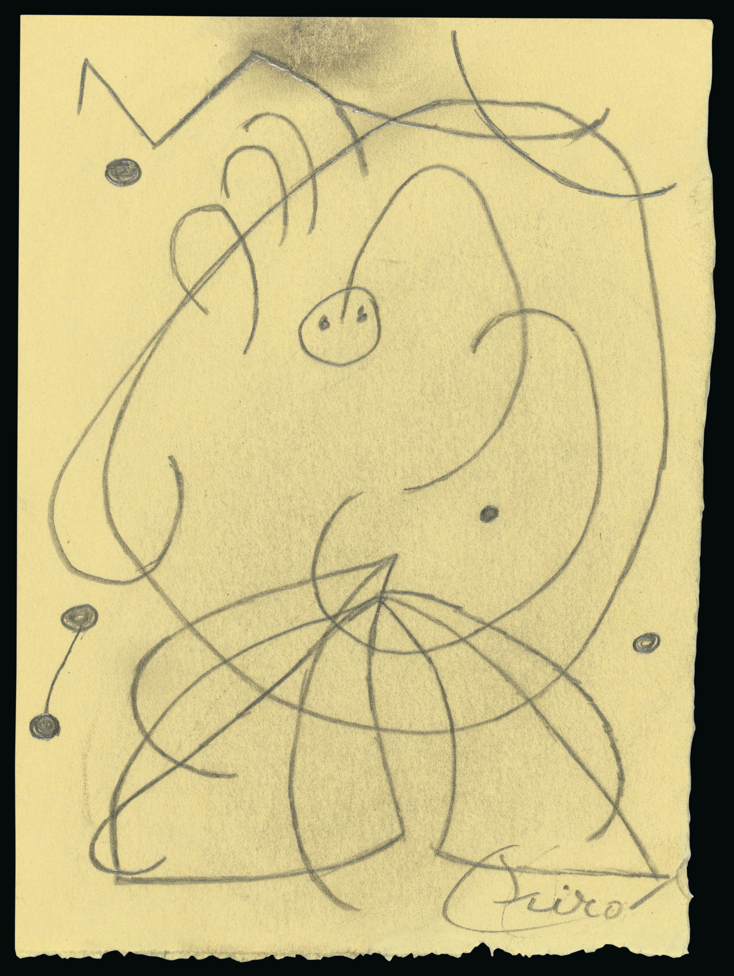 Joan Miró — Женщина, изюминка, созвездия, изображение 1