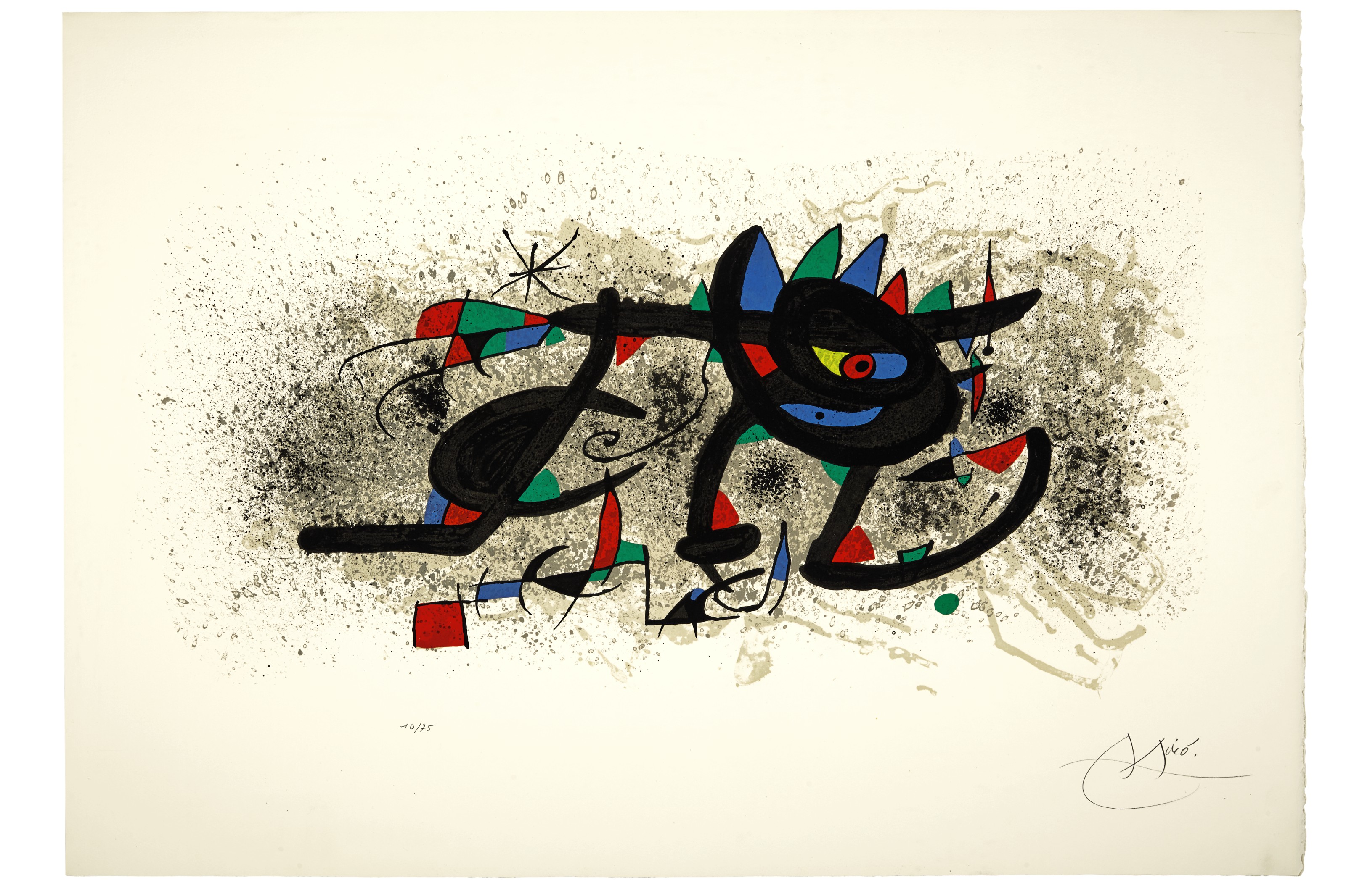 Joan Miró — Гравюры для выставки "Юн", Пьер Матисс, Нью-Йорк, 1973, изображение 2