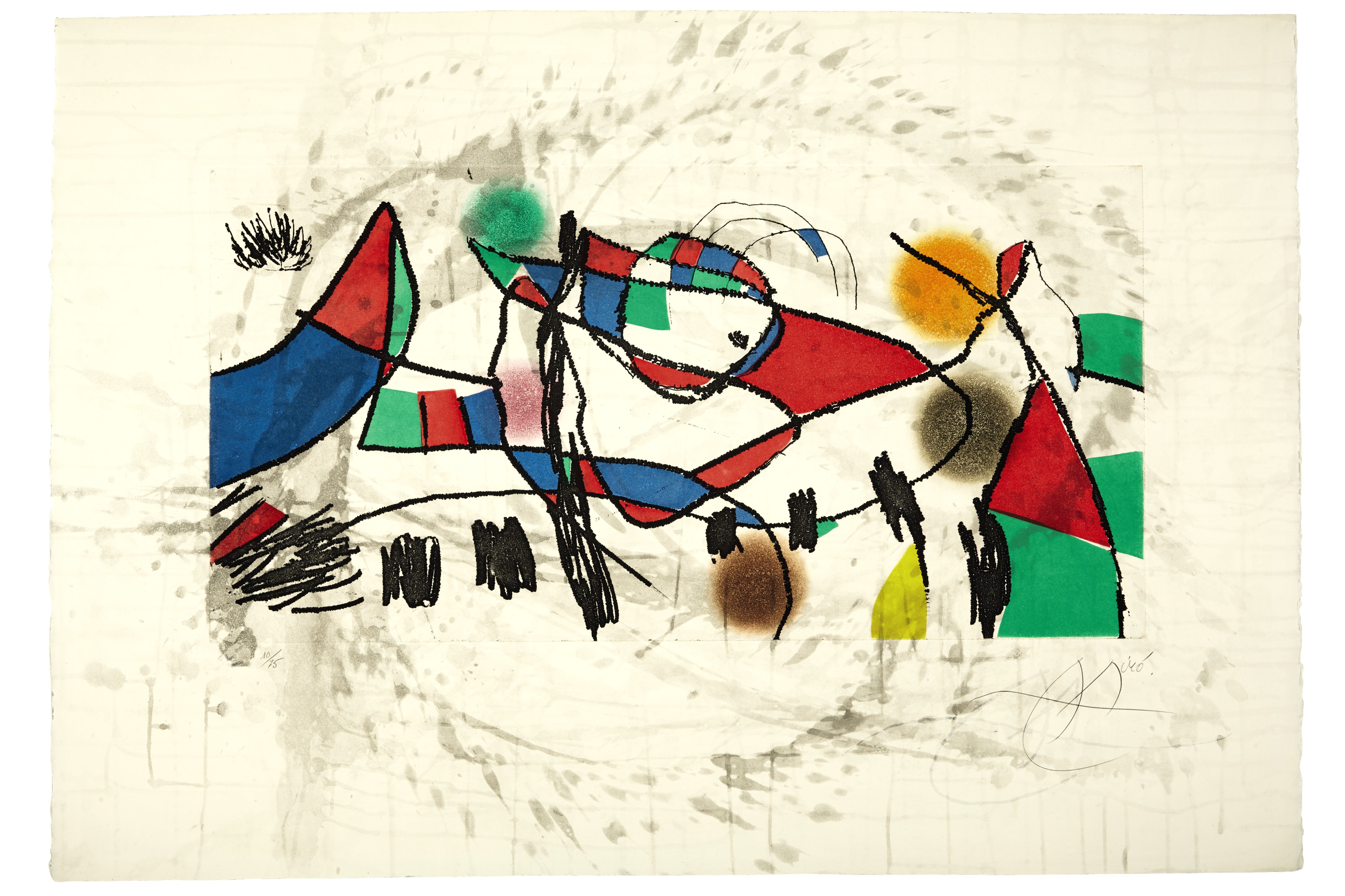 Joan Miró — Гравюры для выставки "Юн", Пьер Матисс, Нью-Йорк, 1973, изображение 3