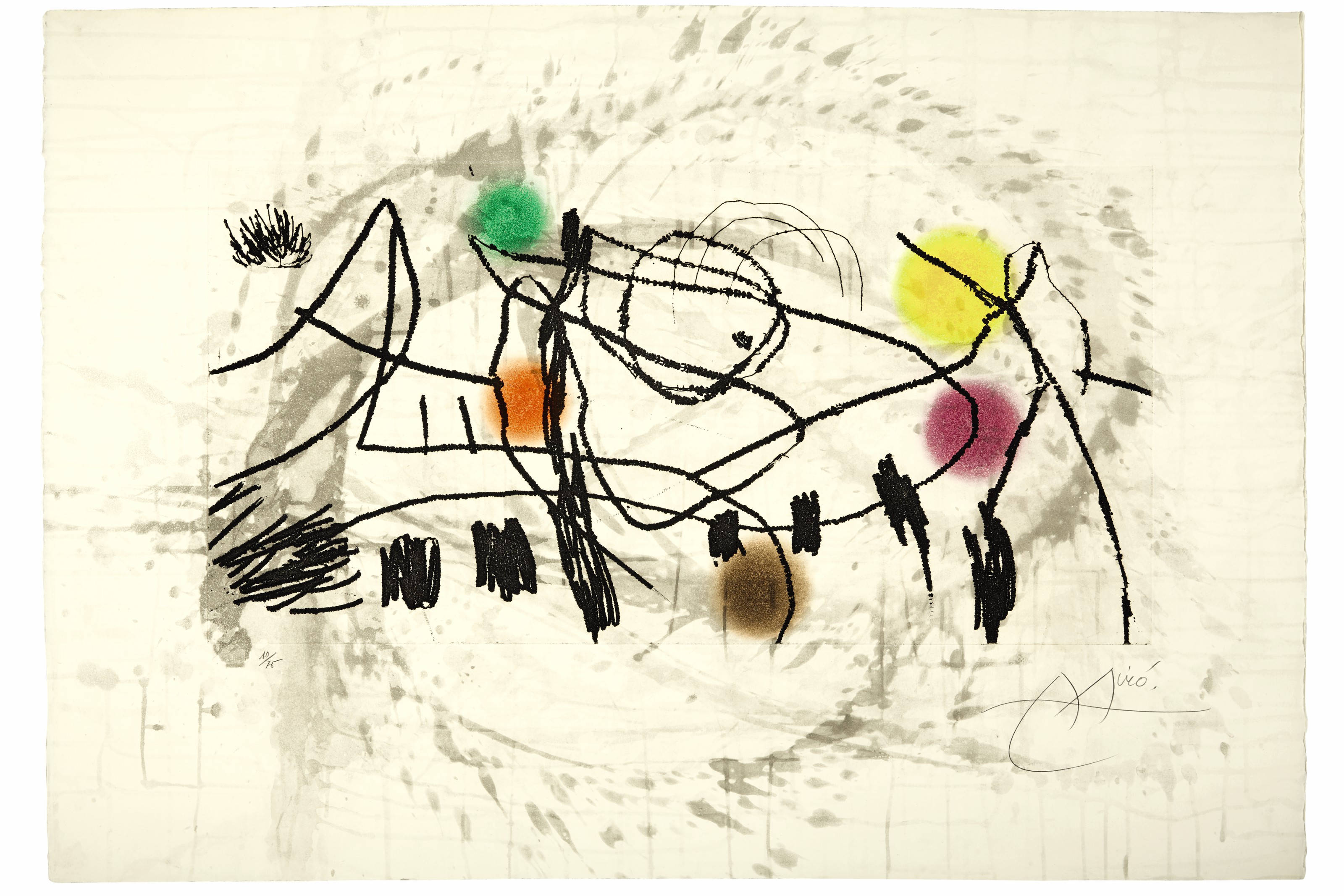 Joan Miró — Гравюры для выставки "Юн", Пьер Матисс, Нью-Йорк, 1973, изображение 4